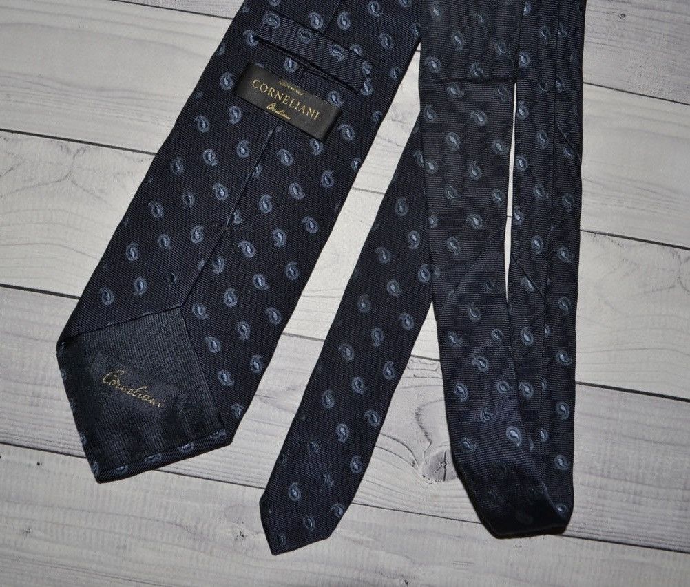 Corneliani Corneliani Blue Silk Tie Size ONE SIZE - 5 Thumbnail