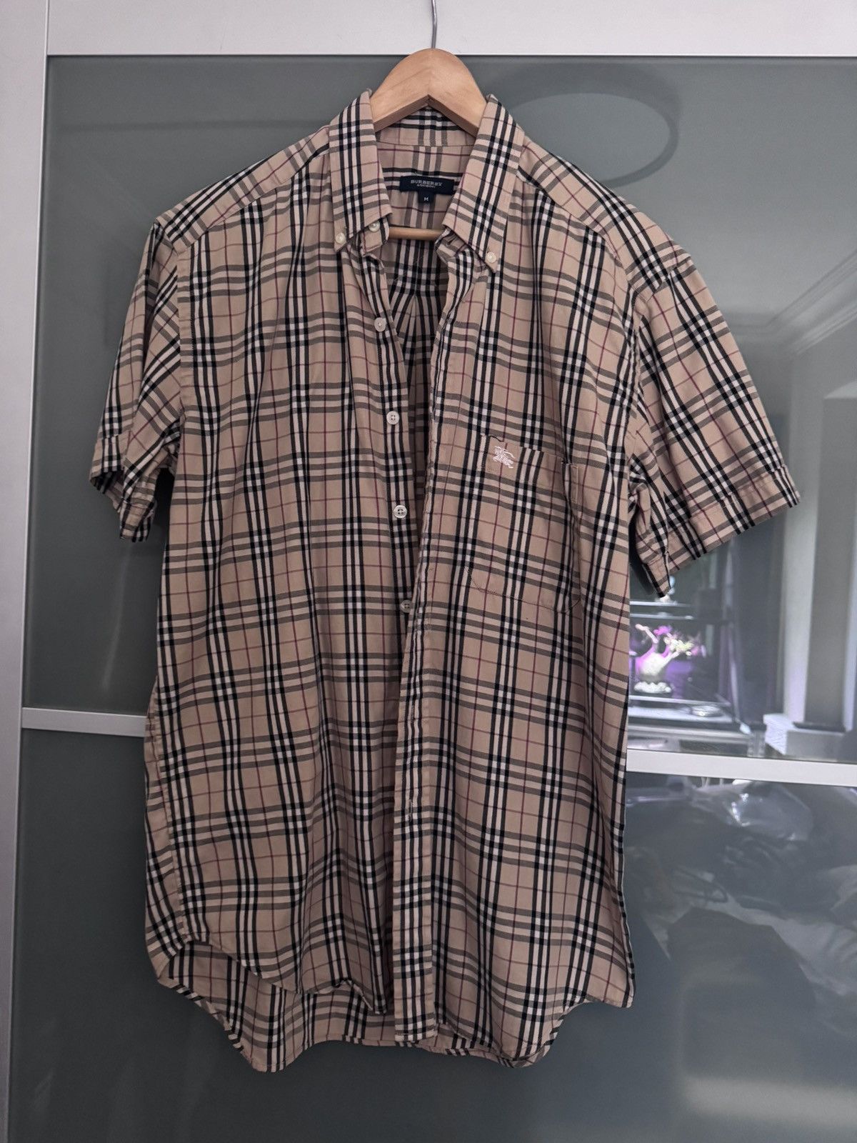 Burberry Burberry check short sleeve shirt Size US M / EU 48-50 / 2 - 1 Thumbnail