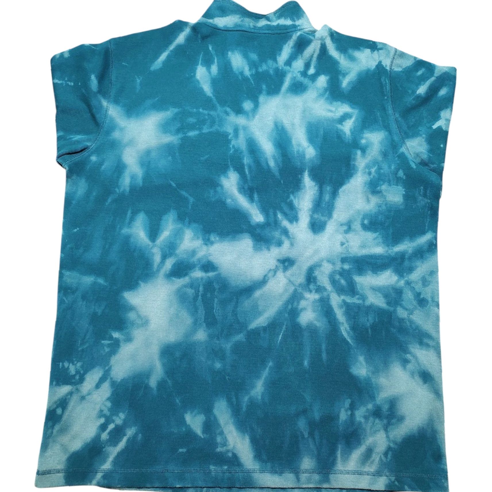 Carhartt Carhartt Mens XL Teal Green 1/4 Zip Thermal Sweatshirt Acid Wash Tie Dye Relaxed Shirt Men Size US XL / EU 56 / 4 - 3 Thumbnail