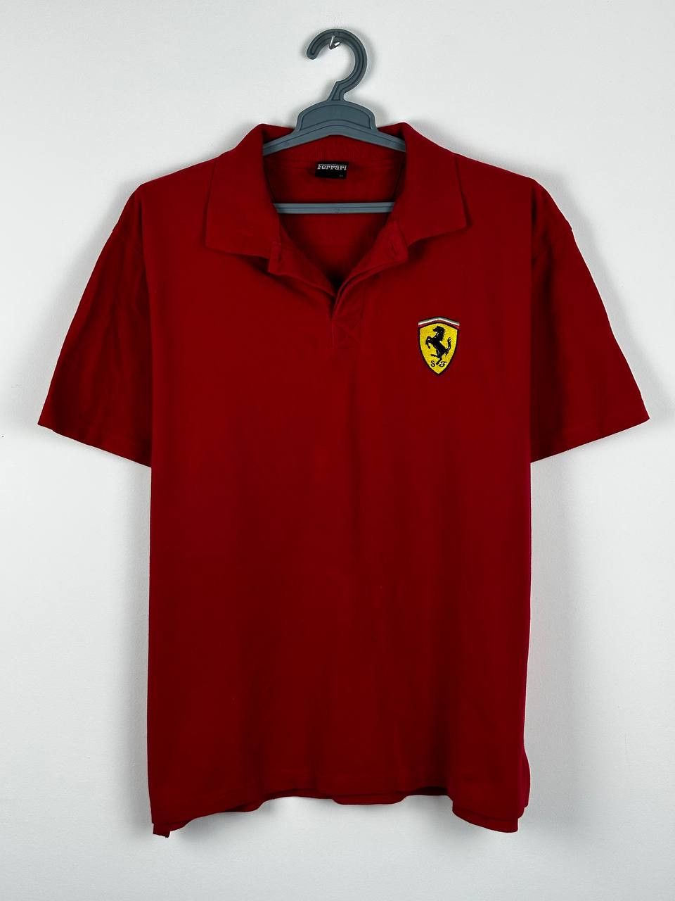 Ferrari Vintage Ferrari Polo Shirt 1998 Racing F1 Vodafone Y2K Size US XL / EU 56 / 4 - 2 Thumbnail