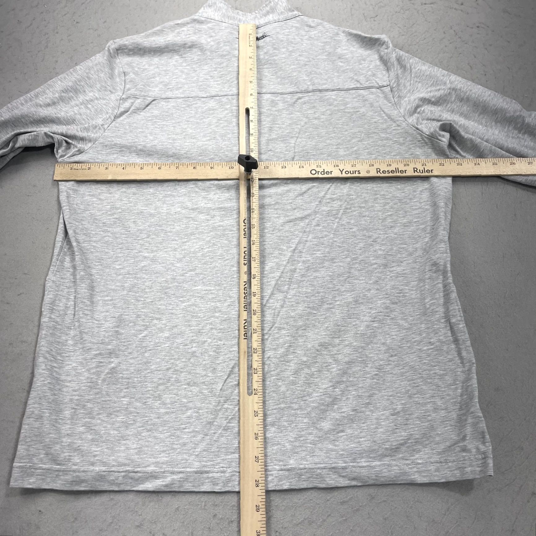 TravisMathew Travis Mathew Jacket Mens Large Gray Tequila Sunrise 1/4 Zip Golf Shirt Size US L / EU 52-54 / 3 - 6 Thumbnail