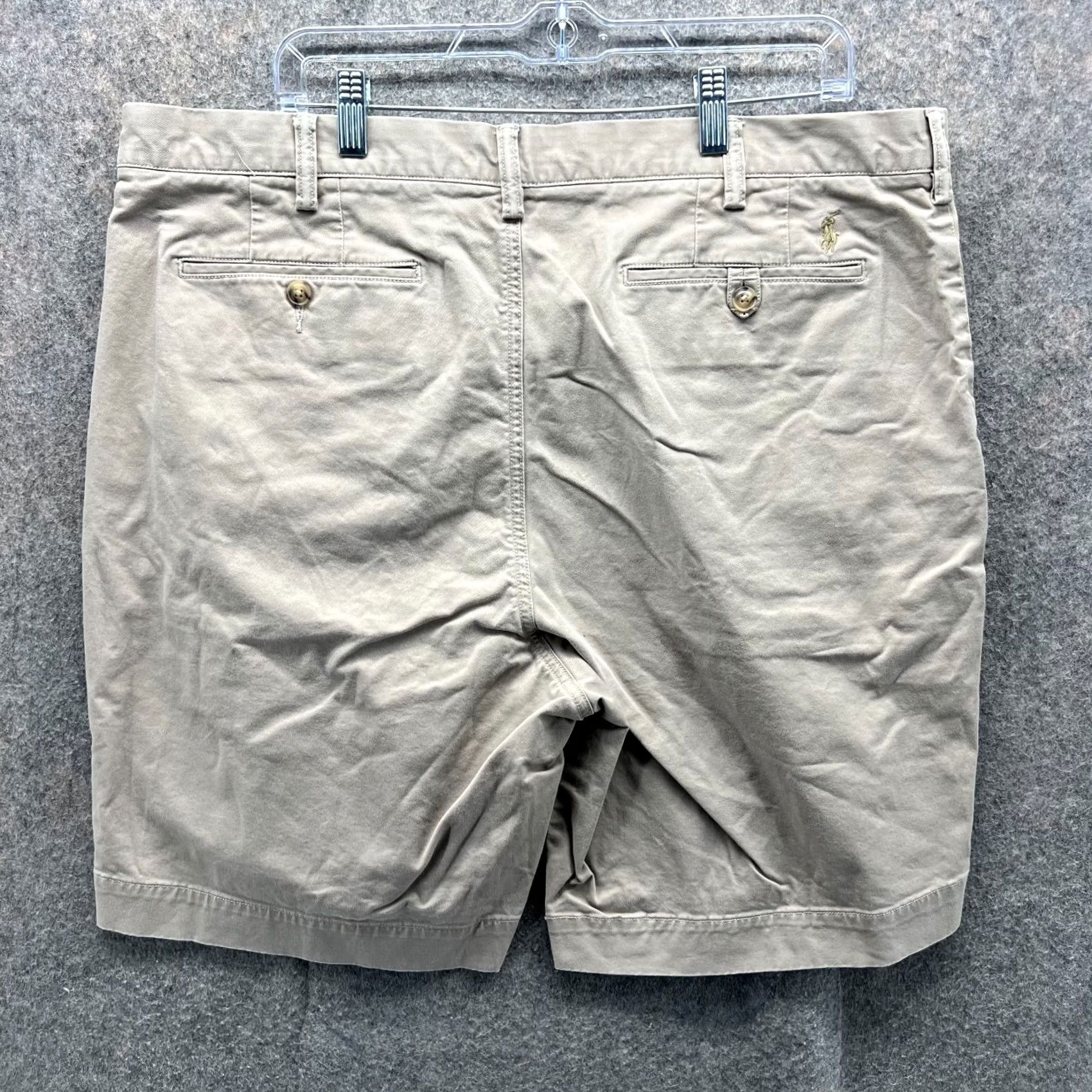 Polo Ralph Lauren Polo Ralph Lauren Shorts Mens 38 Khaki Chino Flat Front Stretch Classic Canvas Size US M / EU 48-50 / 2 - 2 Thumbnail