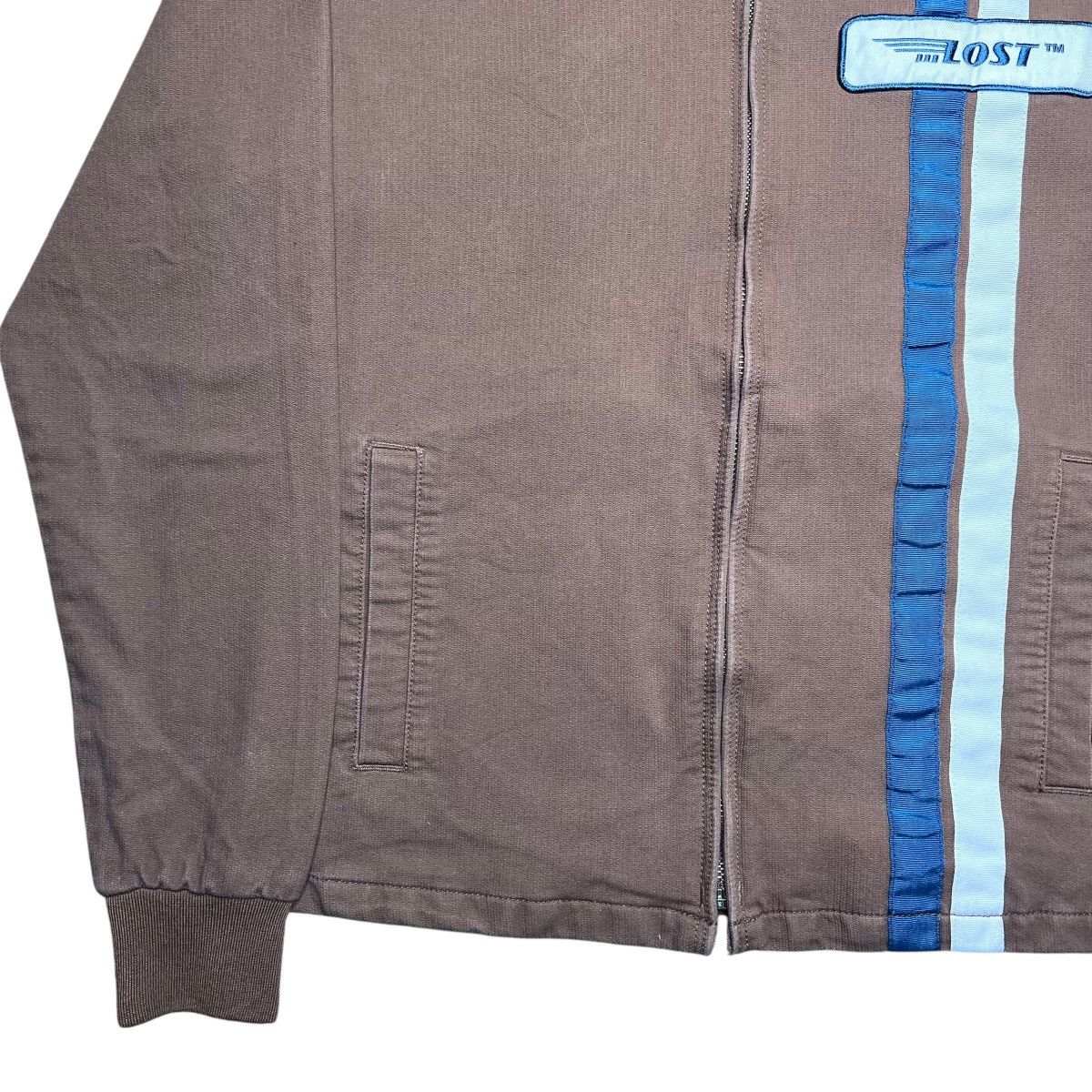 Lost Enterprises Lost Enterprises Zip Up Goodtime Canvas Brown Jacket Sz M Size US M / EU 48-50 / 2 - 18 Thumbnail