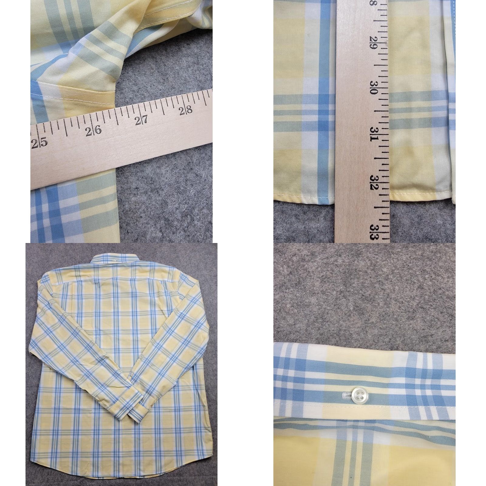 Vintage VINTAGE LL Bean Shirt Mens XL Yellow Plaid Button-Down Wrinkle Resistant Slightly Fitted Size US XL / EU 56 / 4 - 8 Thumbnail