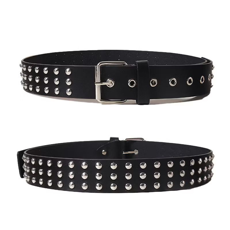 Japanese Brand 💥round studded rock belt Size ONE SIZE - 1 Preview