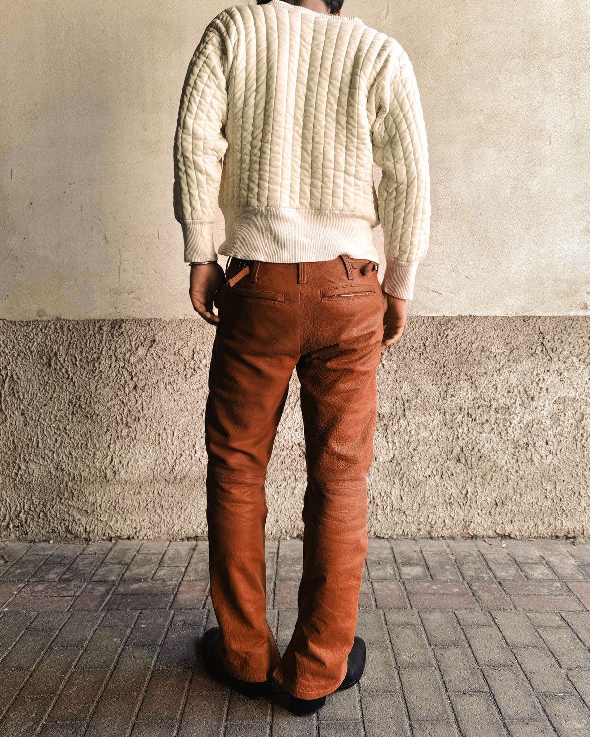 Helmut Lang Helmut Lang FW1999 “Safety Orange” Astro Biker leather pants Size US 28 / EU 44 - 11 Thumbnail