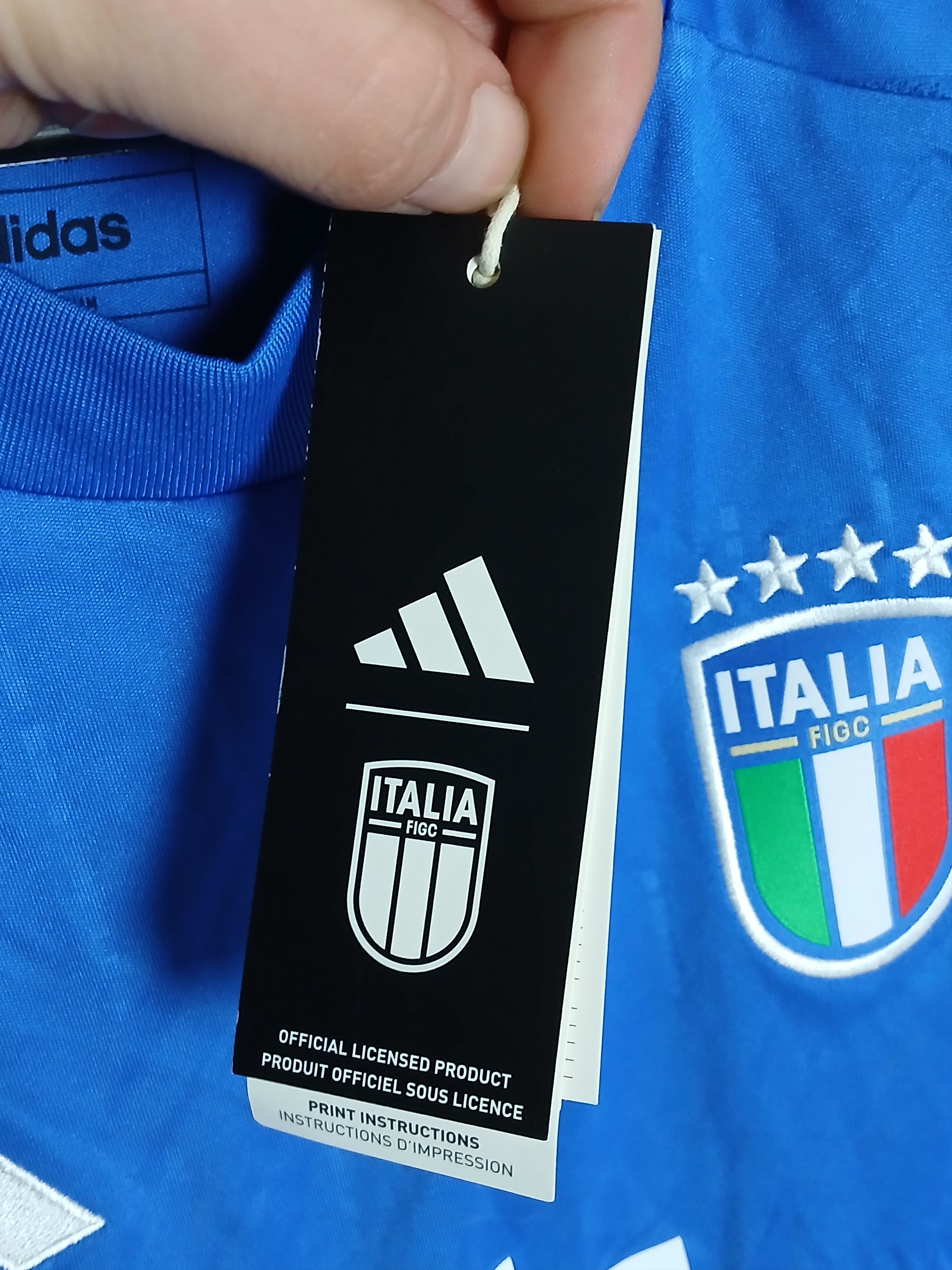 Adidas KIDS Italy National Team 24/25 Home Football Jersey T-Shirt Size US S / EU 44-46 / 1 - 9 Thumbnail