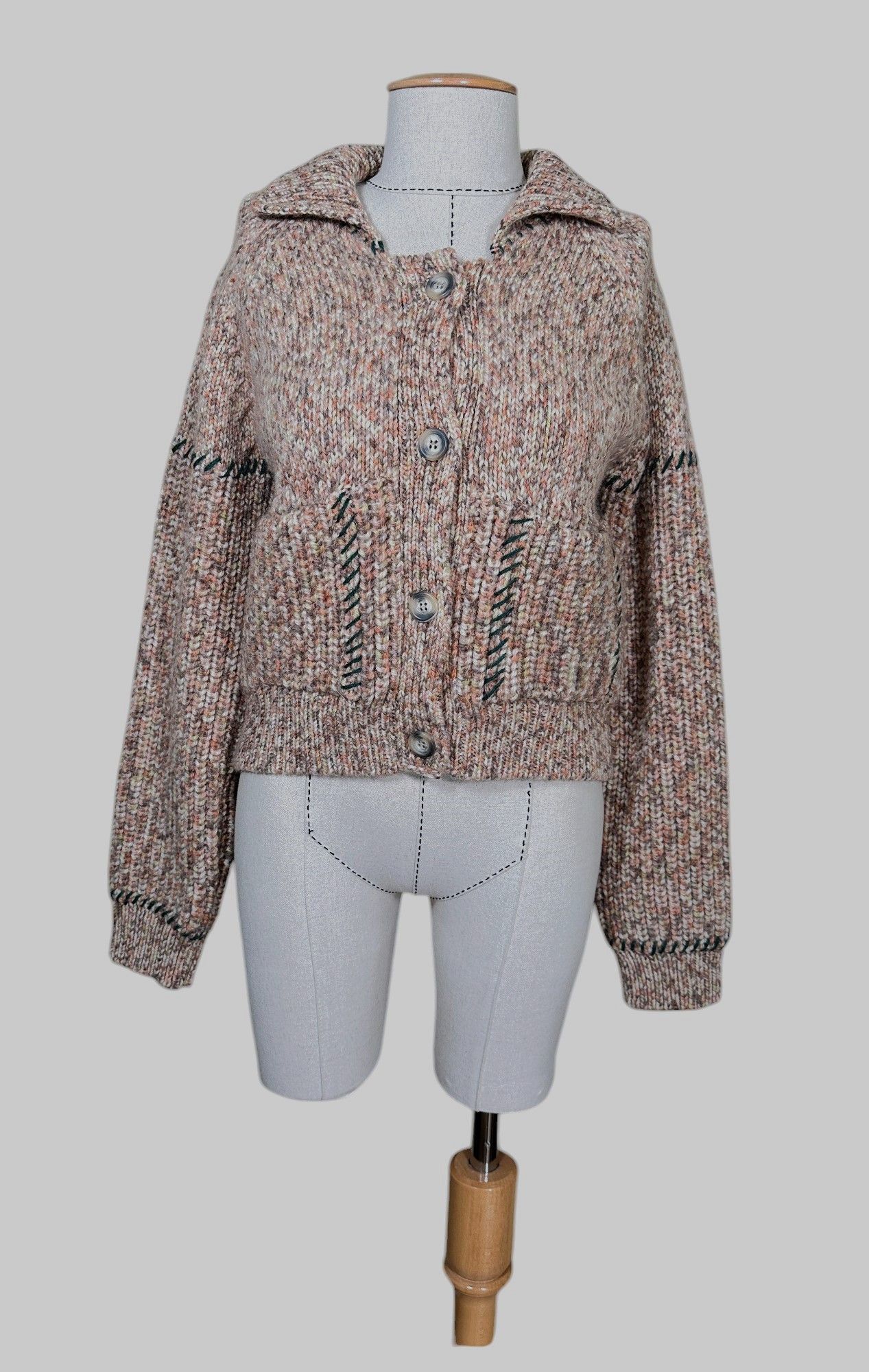 Henrik Vibskov Stitch Cardigan Size M / US 6-8 / IT 42-44 - 1 Thumbnail
