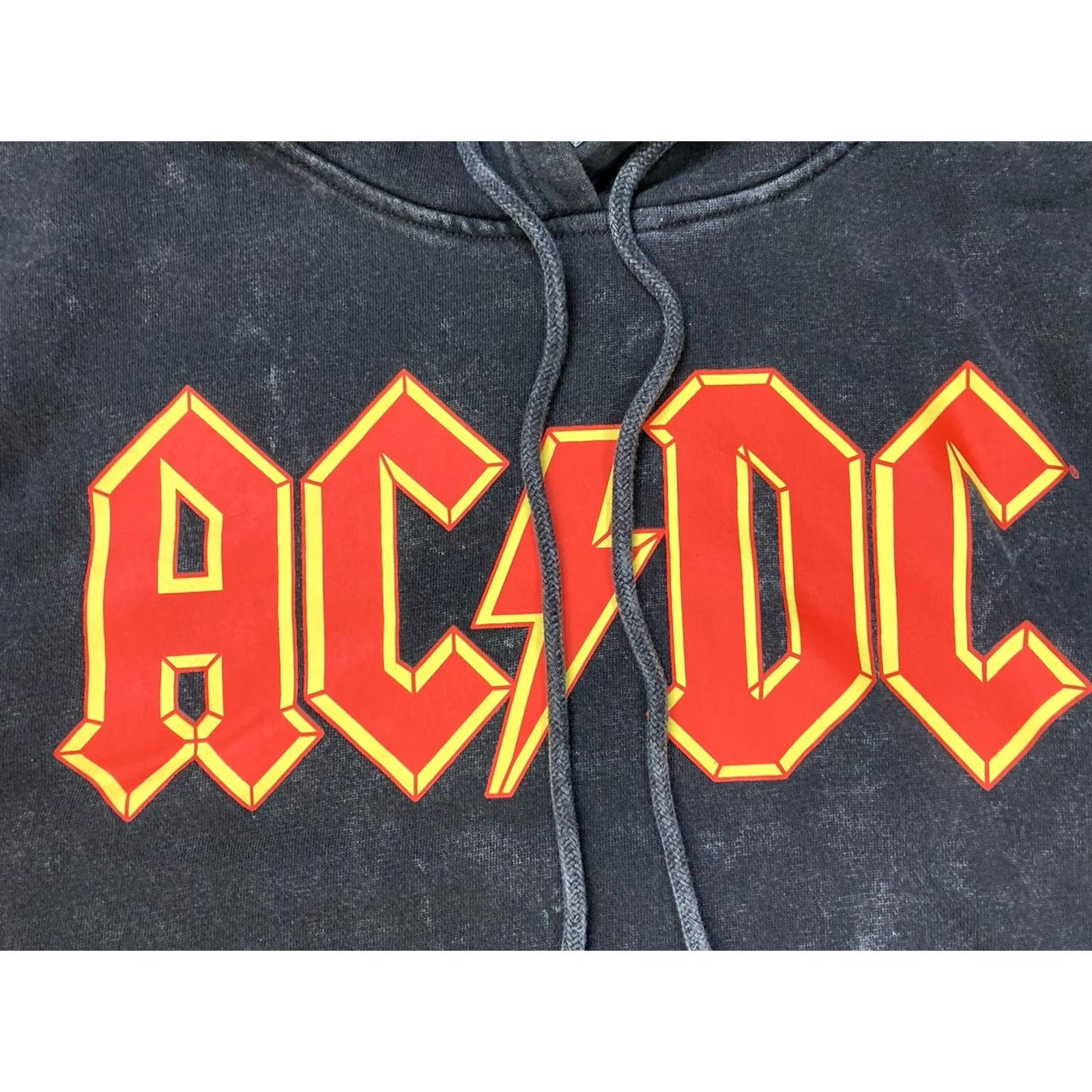 Vintage ACDC Graphic Pullover Hoodie Men Small Black Acid Wash Music Hoodie Size US S / EU 44-46 / 1 - 2 Thumbnail