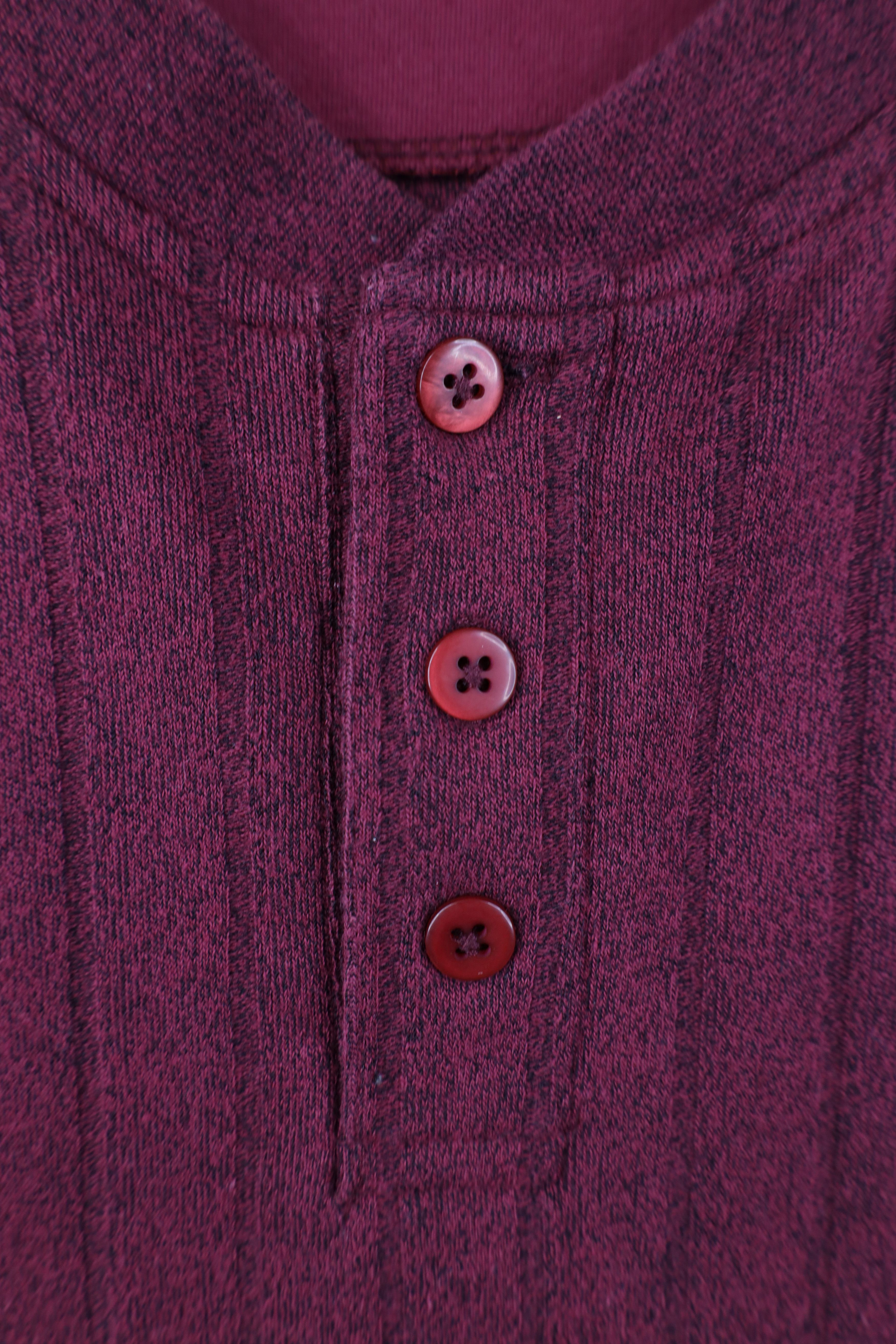 Vintage Vintage 90s Streetwear Knit Long Sleeve Henley T-Shirt Size US XL / EU 56 / 4 - 4 Thumbnail