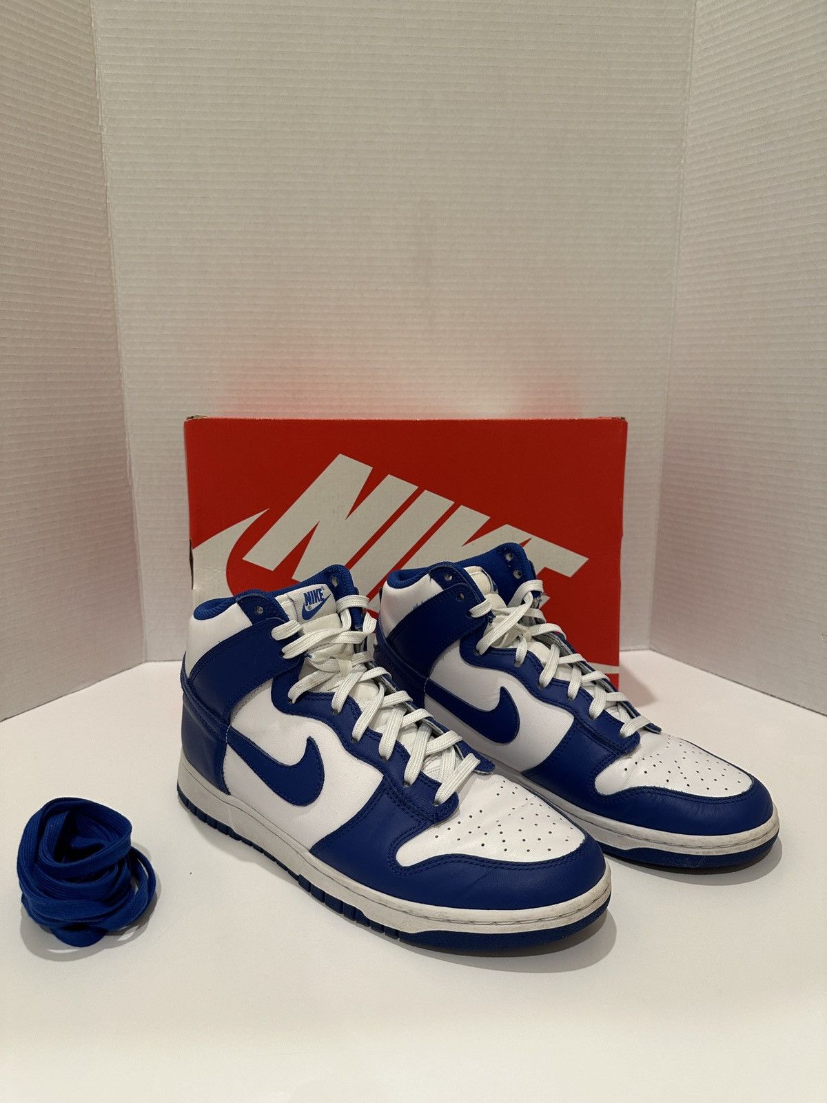 image of Nike Dunk High Retro “Game Royal” Size 9.5 Shoes in Blue, Men's