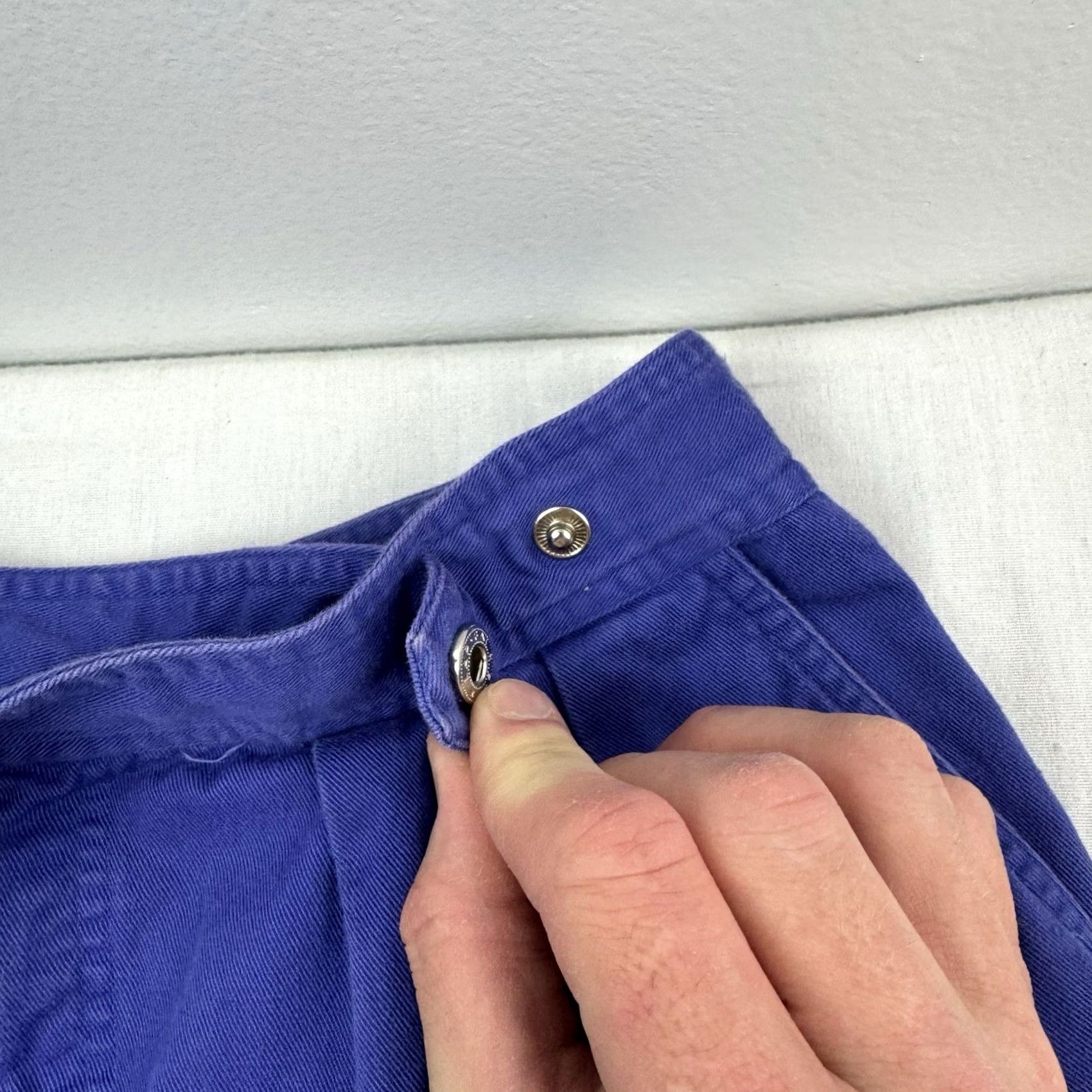 Vintage VINTAGE Cirage Pants Womens 10 High Waisted Hipster Mom Casual USA 80s Chino Purple Size 32" / US 10 / IT 46 - 5 Thumbnail
