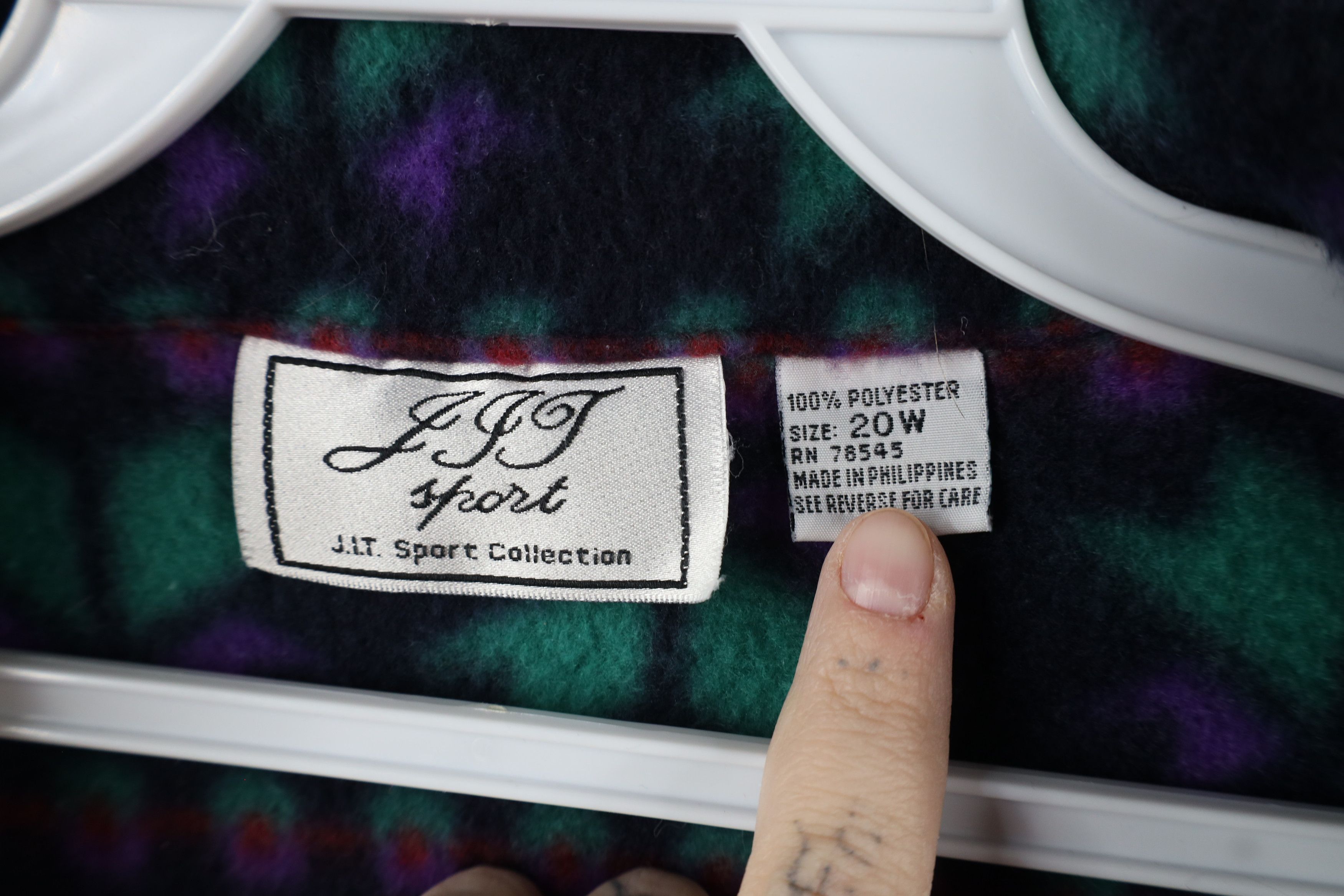 Vintage Vintage 90s Streetwear Christmas Poinsettia Fleece Sweater Size 3XL / US 20-22 - 5 Thumbnail