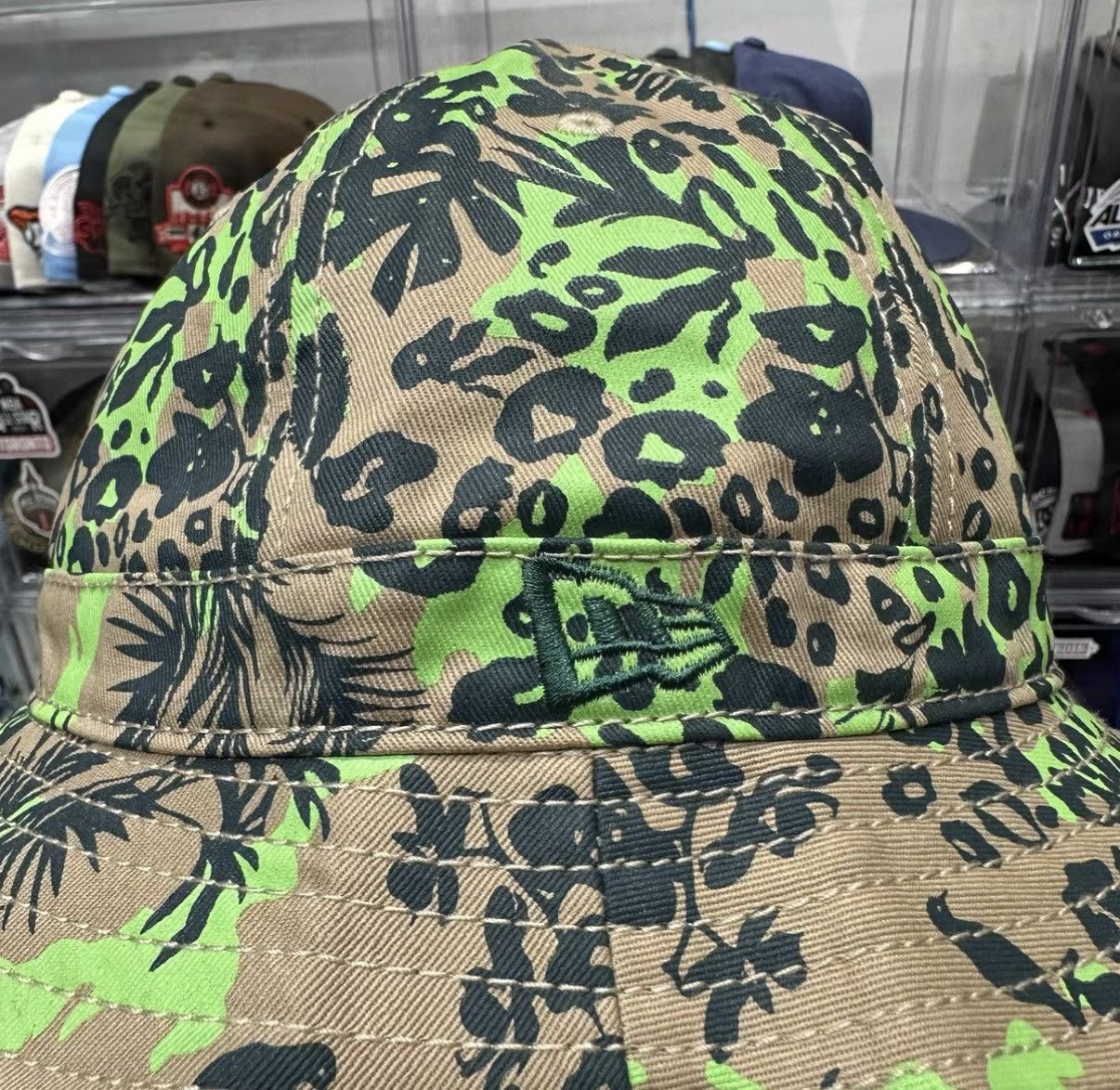 New Era New Era Leopard Print Jungle Bucket Hat J32 Size ONE SIZE - 2 Thumbnail