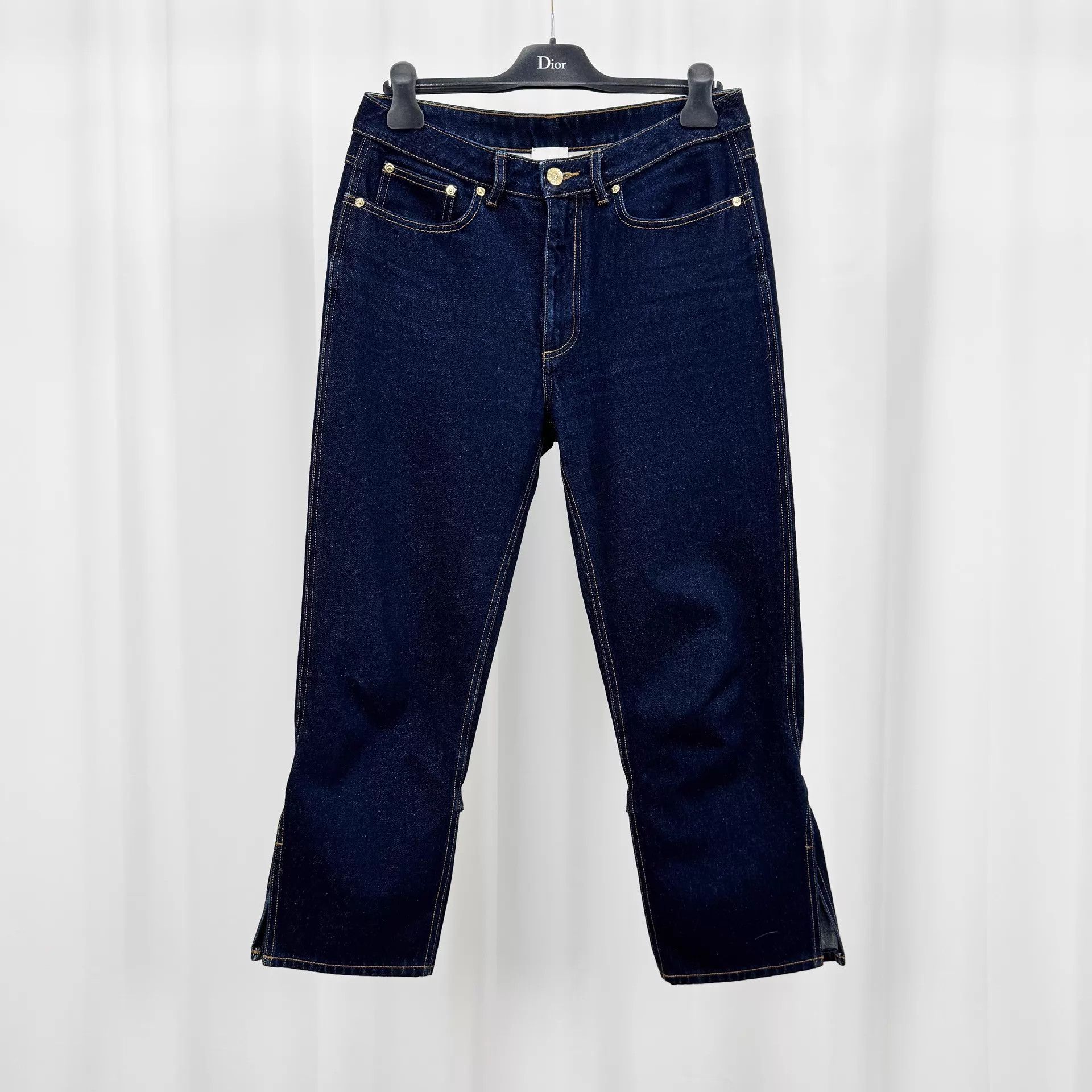 Burberry Burberry Horseferry Bit Gold Buckle Jeans W29 New Size 29" - 2 Thumbnail