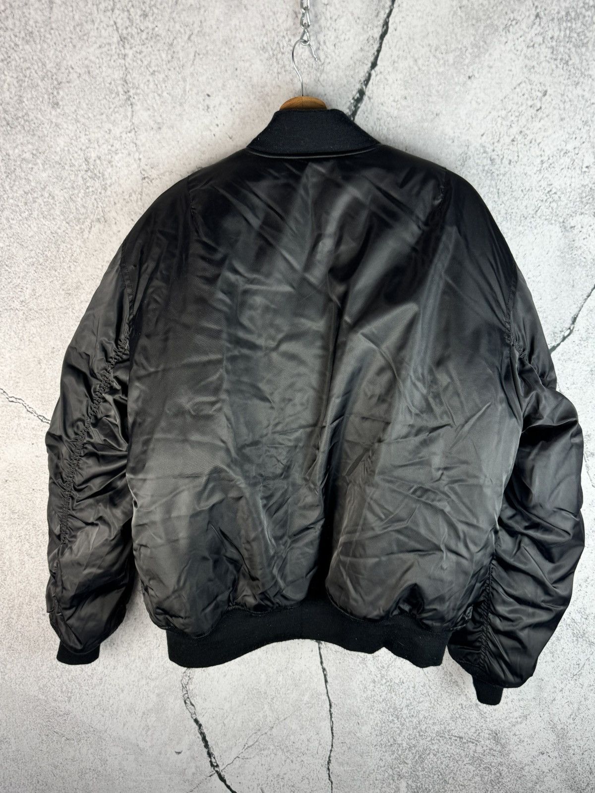 Vintage Vintage MA-1 Flyer’s Bomber USA Army nylon Jackets Size US L / EU 52-54 / 3 - 2 Thumbnail