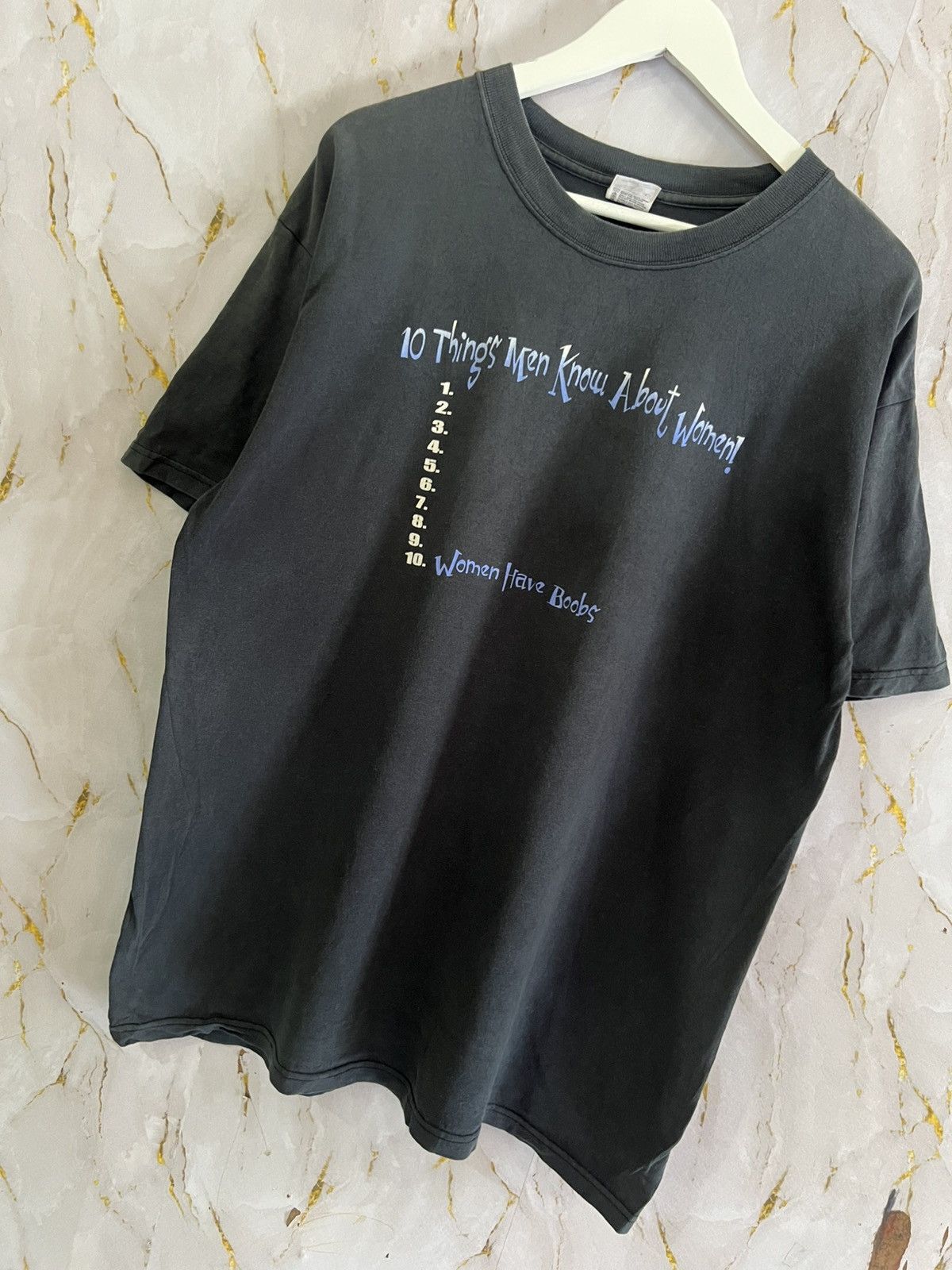 Vintage ⚡ CHRISTIAN LIFE TEE – DARK SPIRITUAL GOTHIC ENERGY ⚡ Size US L / EU 52-54 / 3 - 5 Thumbnail