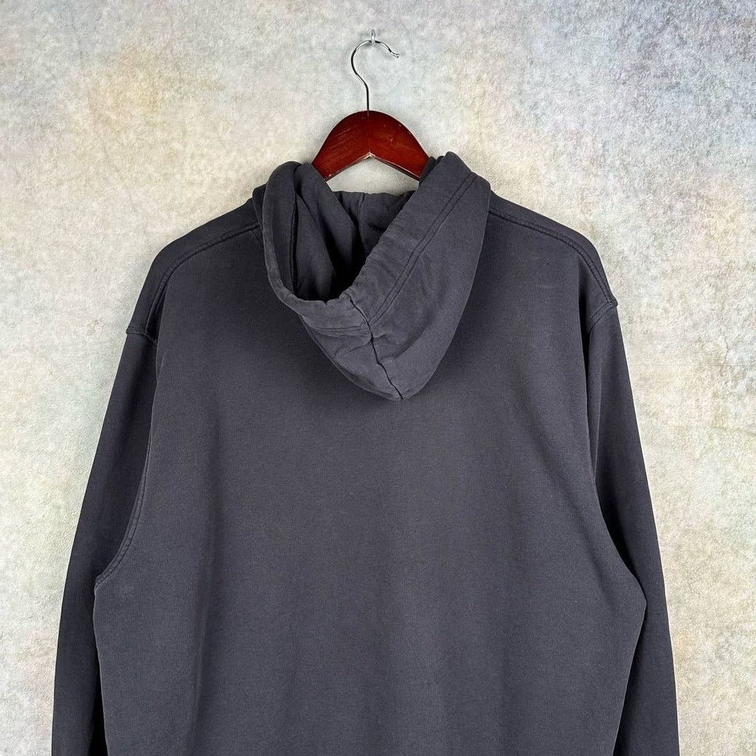 Nike × Vintage Vintage Y2K Nike Spell Out Hoodie Sz L Black Logo Swoosh Size US L / EU 52-54 / 3 - 10 Thumbnail