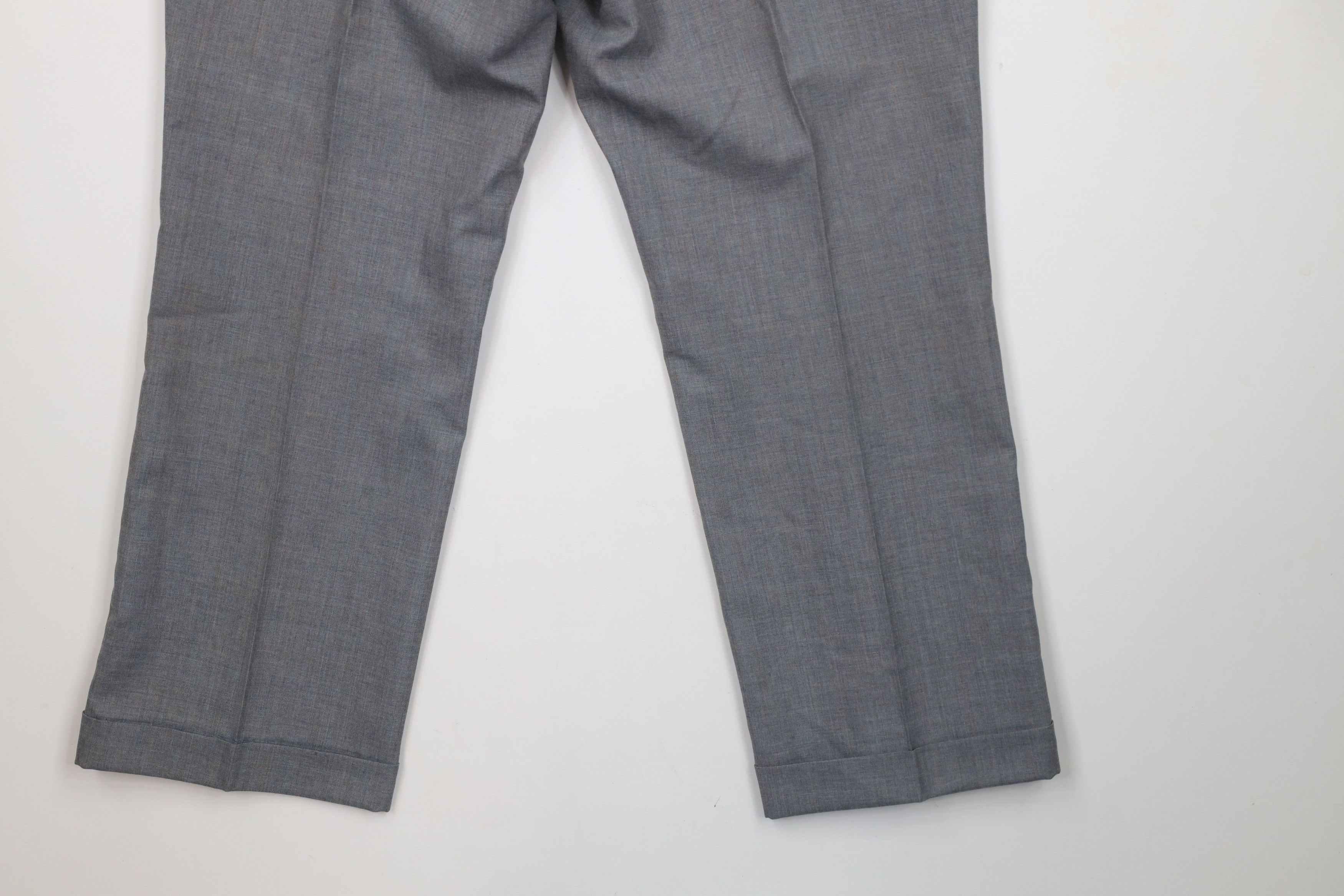 Vintage Vintage 70s Streetwear Rainbow Fleck Wool Blend Chino Pants Size US 36 / EU 52 - 13 Thumbnail