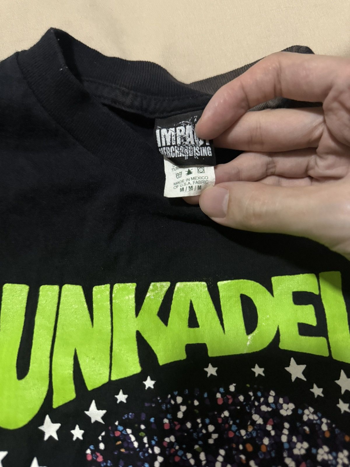 Band Tees Vintage 00s Funkadelic Shirt Sun Fade Y2K Size US M / EU 48-50 / 2 - 3 Thumbnail