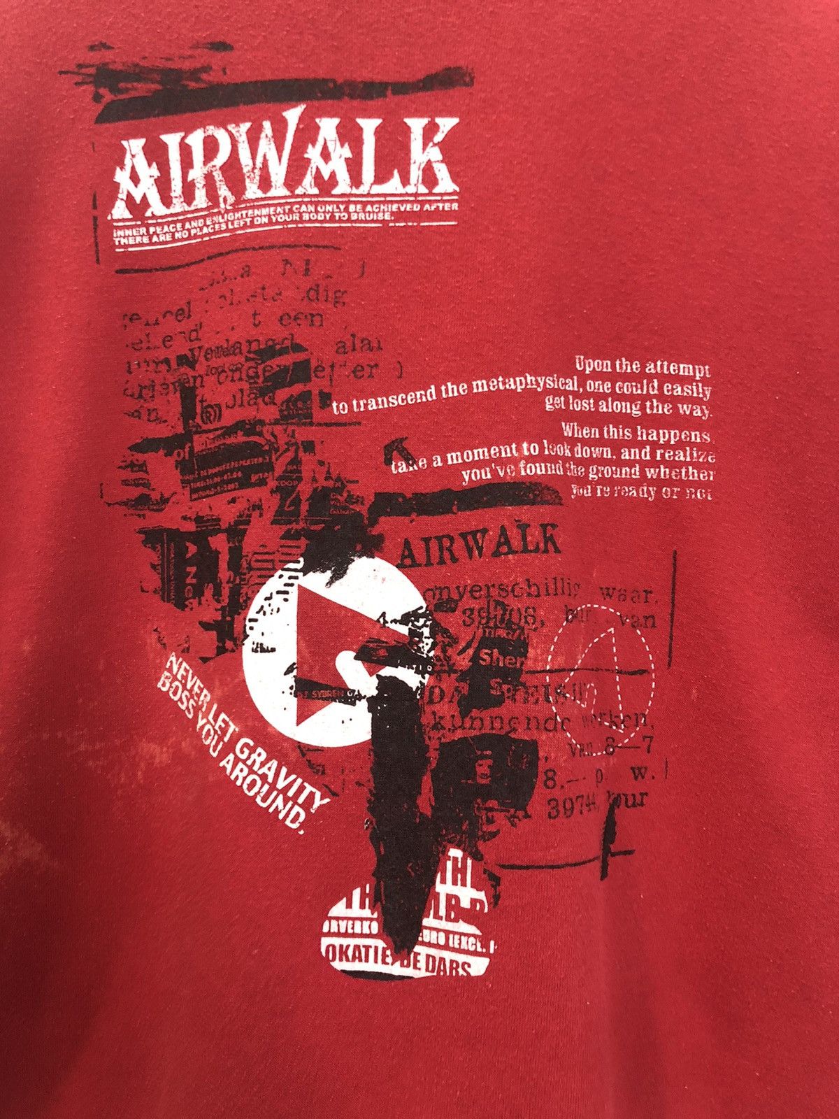 Japanese Brand × Vintage Air Walk Y2K Sweatshirt Size US XS / EU 42 / 0 - 8 Thumbnail
