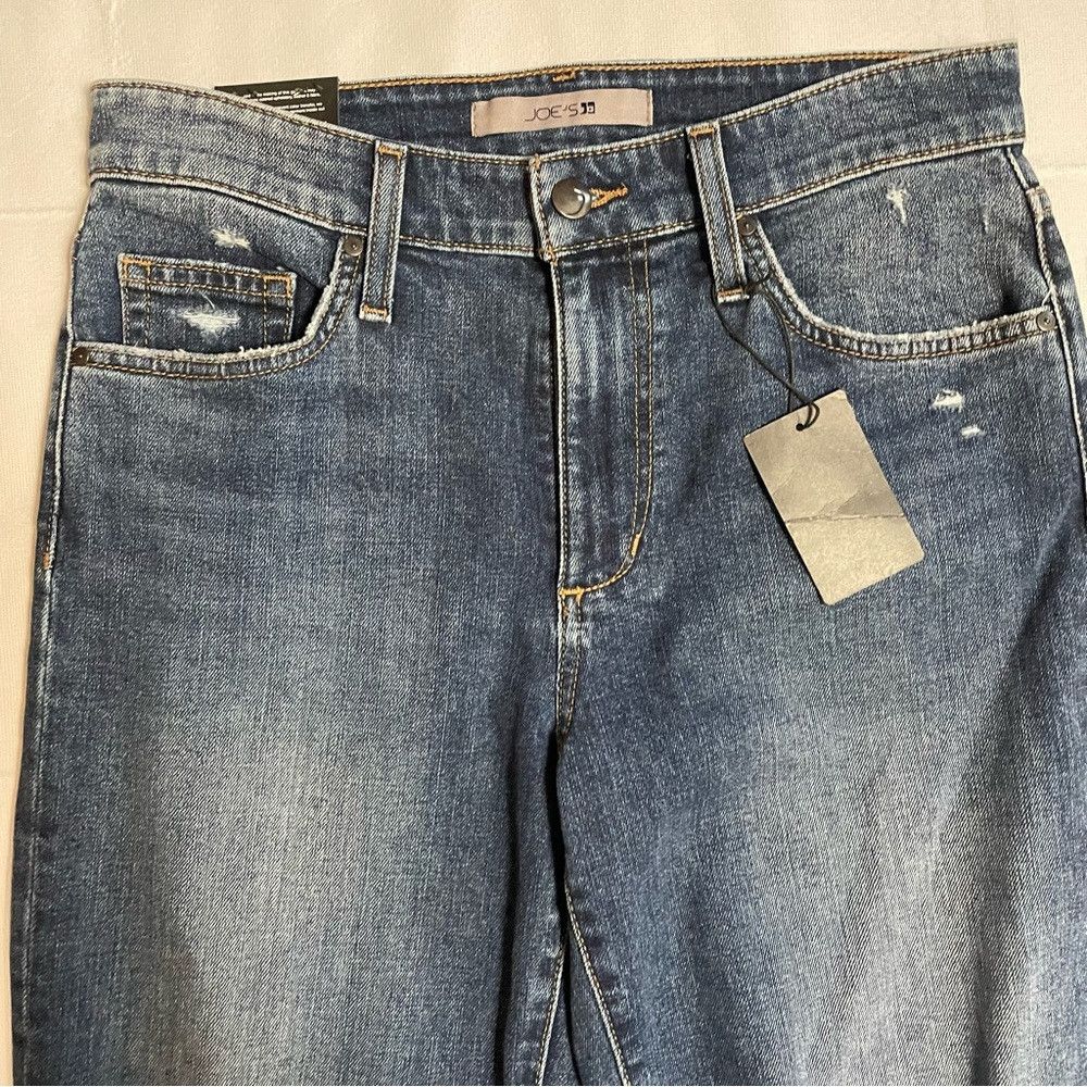 Joe's NWT New $189 Joe's Boyfriend Rolled Hem Jeans Size 26 Size 26" / US 2 / IT 38 - 6 Thumbnail