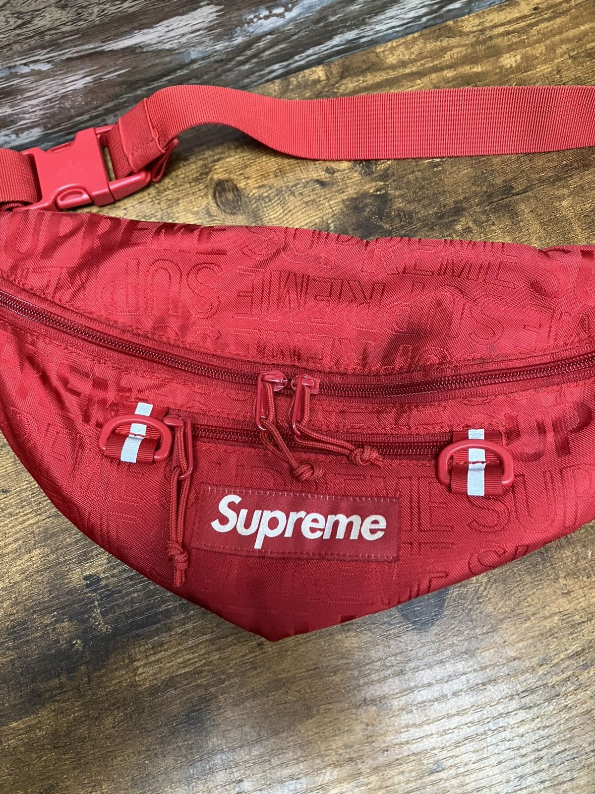 Supreme OS-Supreme SS19 red waist Bag Size ONE SIZE - 3 Thumbnail