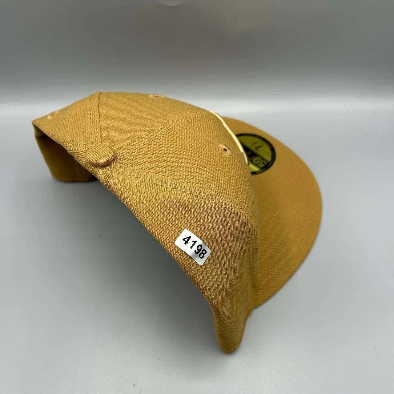 New Era Las Vegas Raiders Hat Men 7 1/2 Brown Embroidered Fitted Cap Size ONE SIZE - 9 Thumbnail