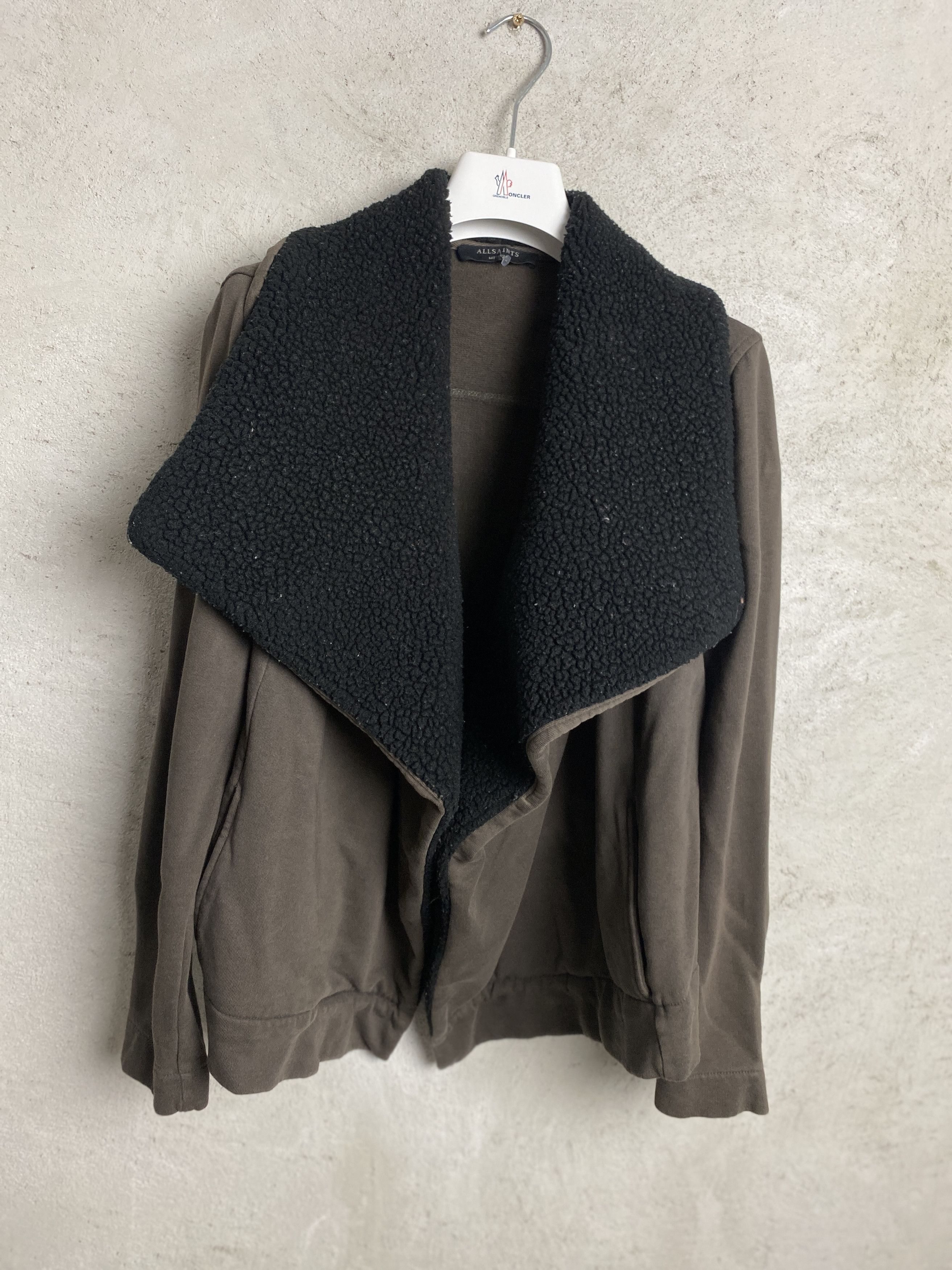 Allsaints Allsaints Bora Sweat fleece sweatshirt jacket coat Size M / US 6-8 / IT 42-44 - 1 Thumbnail