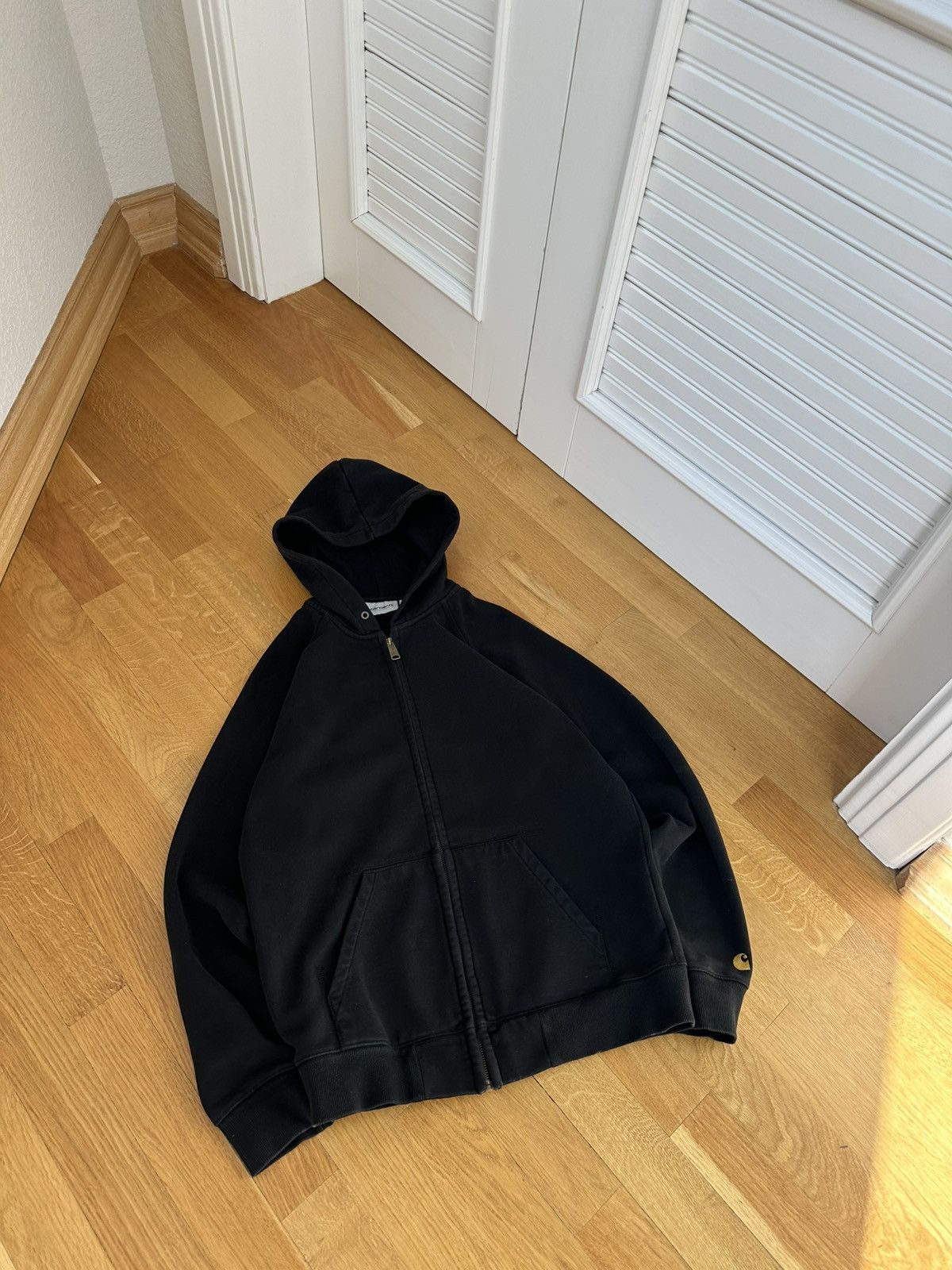 Carhartt Carhartt Chase Hooded Zip Jacket Sleeve Logo Black Size US M / EU 48-50 / 2 - 1 Thumbnail