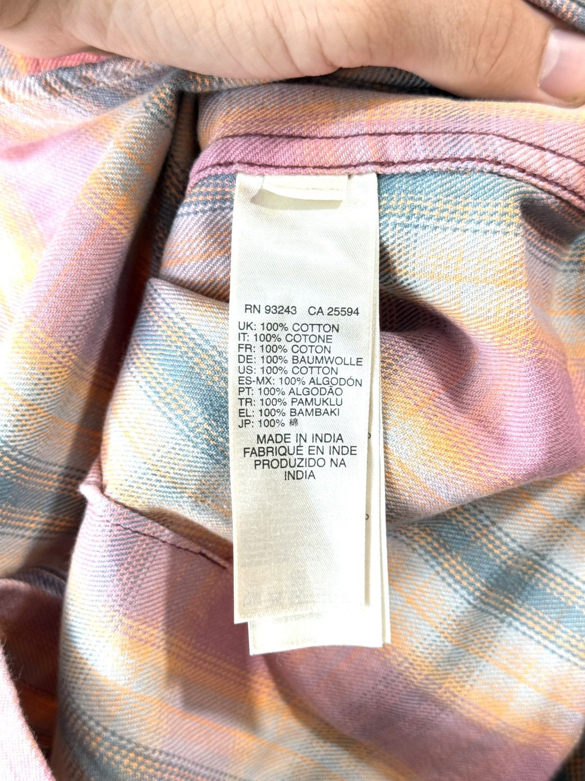 Diesel Vintage Diesel Gradient Checkered Flannel Shirt Size US L / EU 52-54 / 3 - 8 Thumbnail