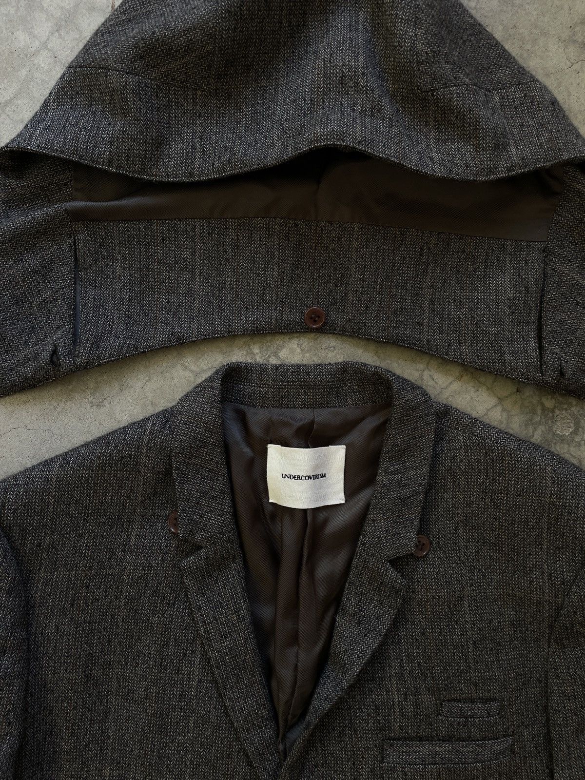 Japanese Brand × Undercover Undercover AW11 Mirror Blazer Size 52S - 3 Thumbnail