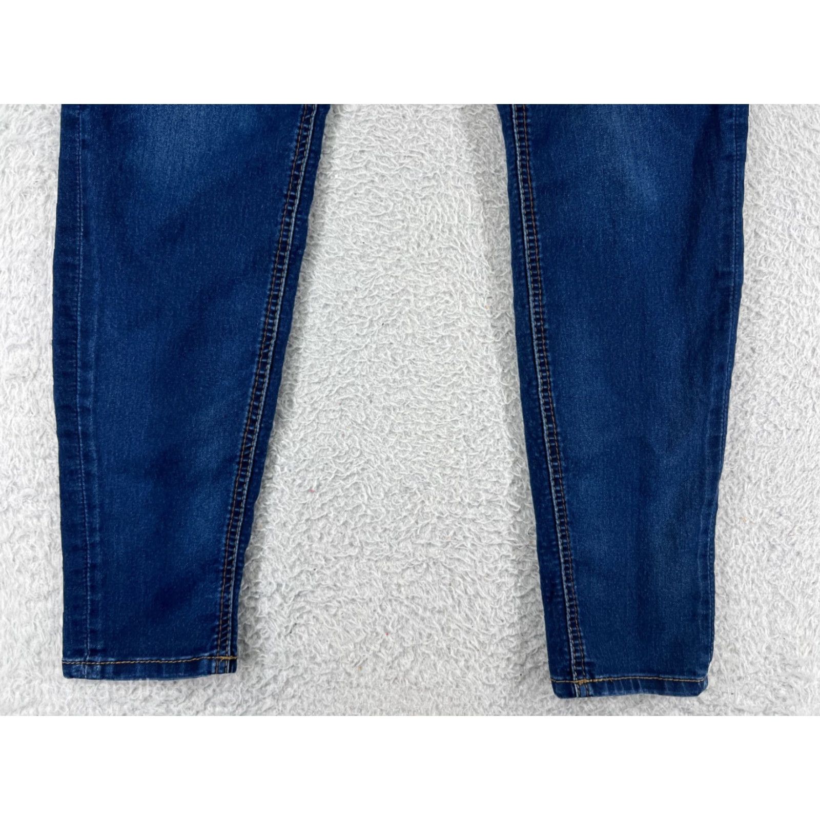 Vintage Seven7 Jeans Womens Jeans 29 Blue Denim Skinny Tapered Cotton Blend Embellished Size 29" - 6 Thumbnail