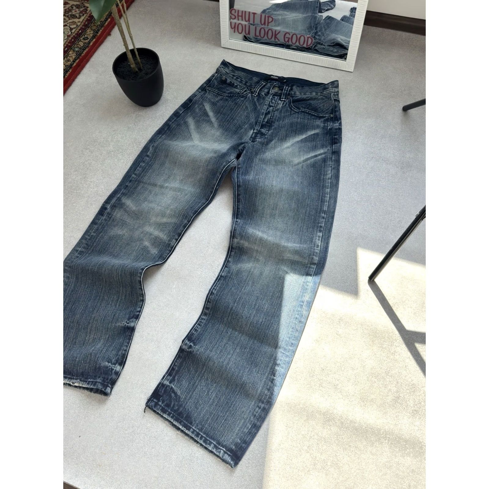 Jaded London VINTAGE Jaded London Y2K Faded Striped Jeans Size M Men Size US 31 - 3 Thumbnail