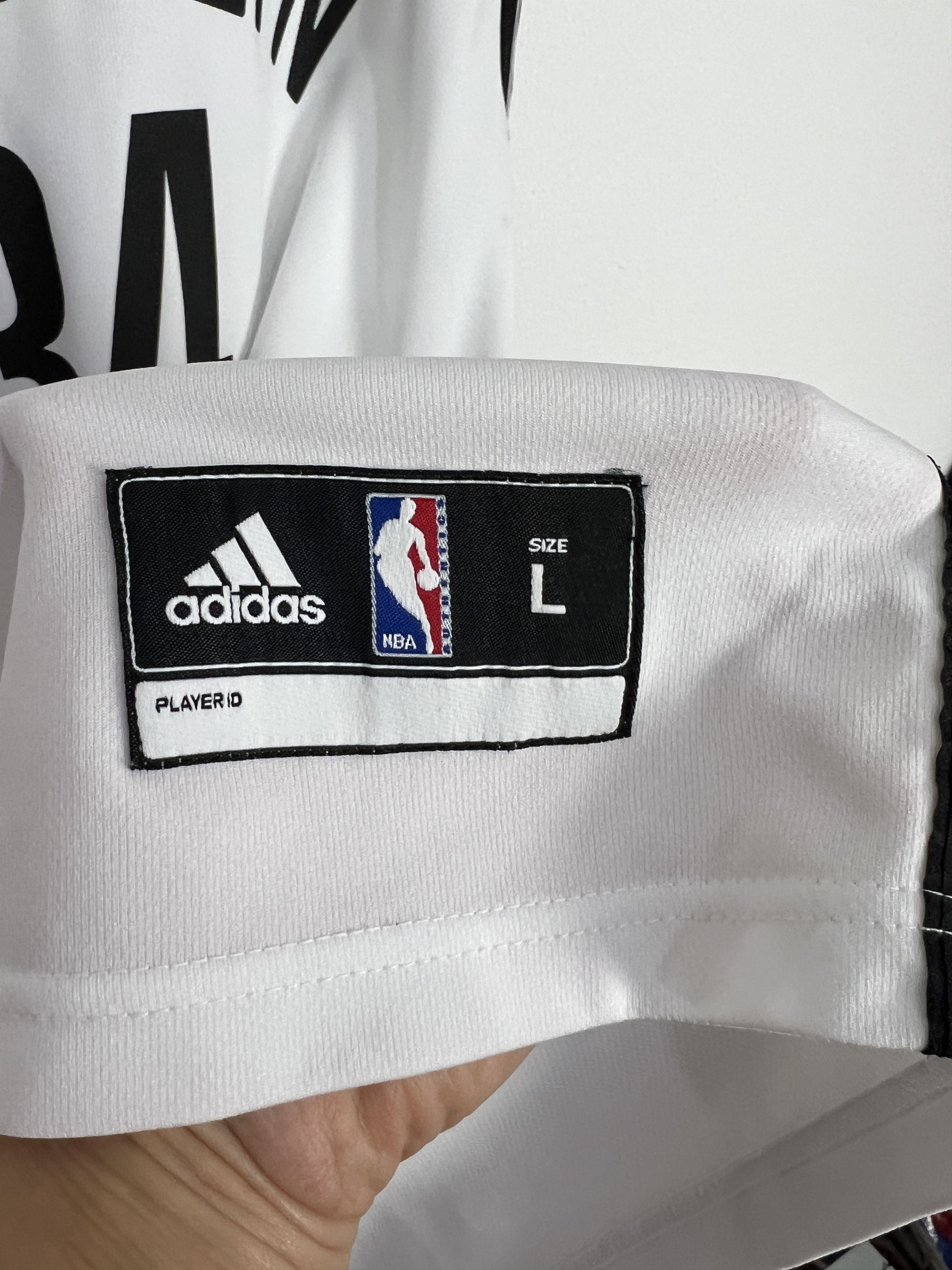 Adidas Adidas Brooklyn Nets #34 Paul Pierce Jersey NBA White Shirt Size US L / EU 52-54 / 3 - 5 Thumbnail