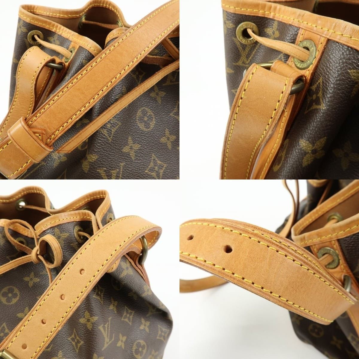 Louis Vuitton Louis Vuitton Monogram Petit Noe Bucket Bag Size ONE SIZE - 4 Thumbnail