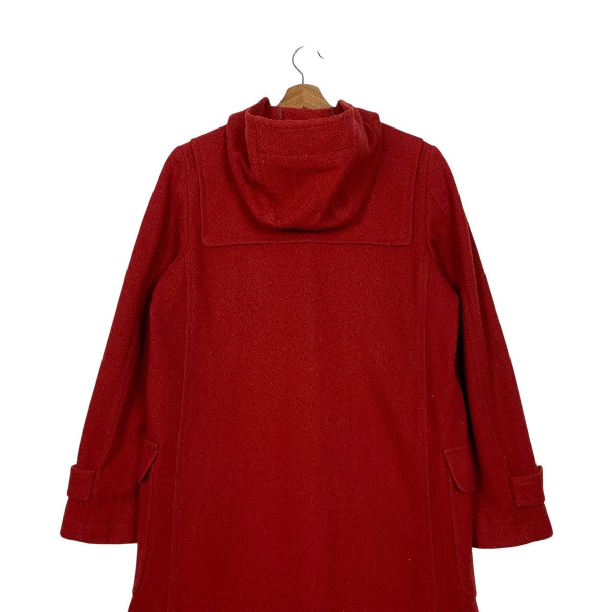 Japanese Brand Ined Red Duffle Coat Size M / US 6-8 / IT 42-44 - 8 Thumbnail