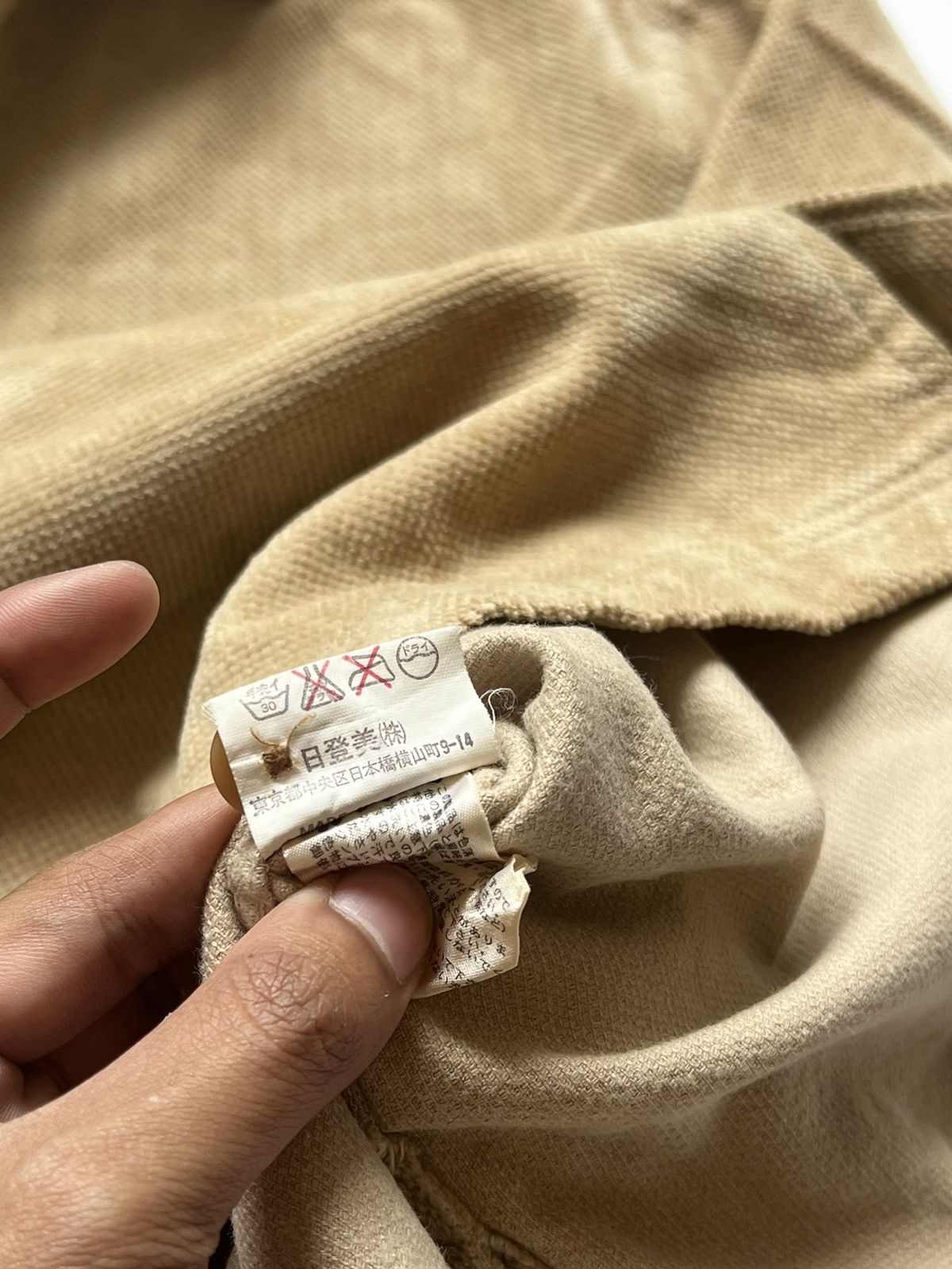 Chaps Ralph Lauren × Polo Ralph Lauren Chaps Ralph Lauren Single Pocket Corduroy Beige Jacket Size US M / EU 48-50 / 2 - 3 Thumbnail
