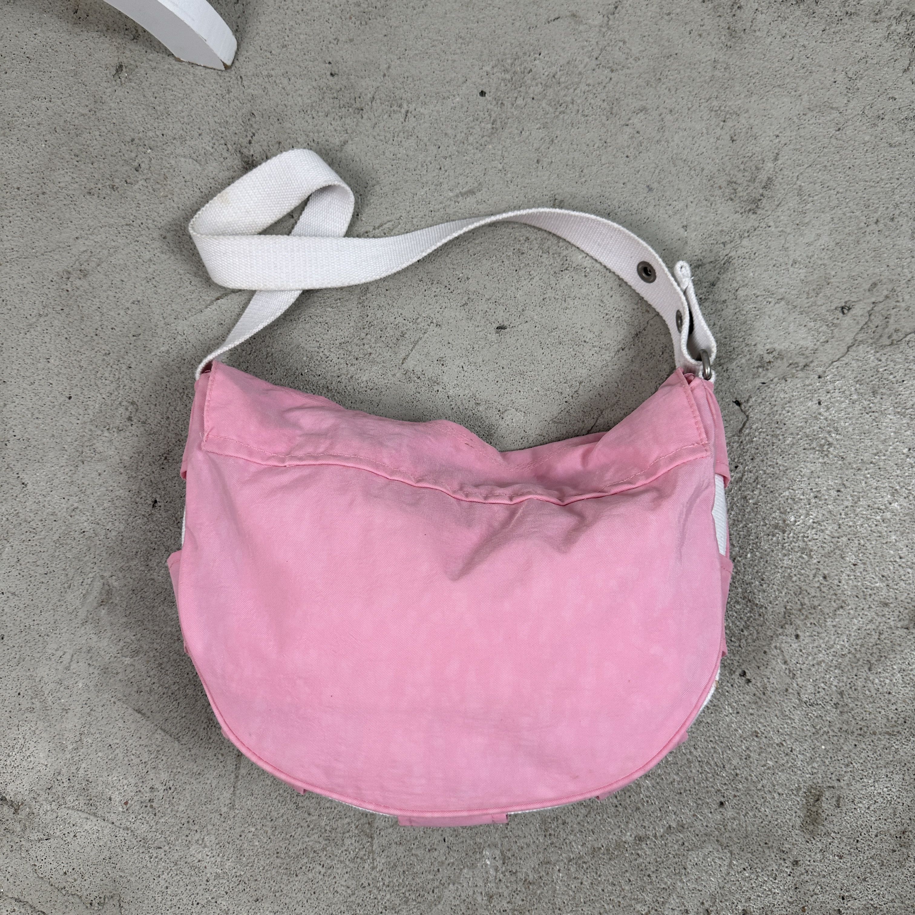 Puma × Vintage Vintage Sporty Casual Hobo Puma Baby Pink Bag 00s Size ONE SIZE - 3 Thumbnail