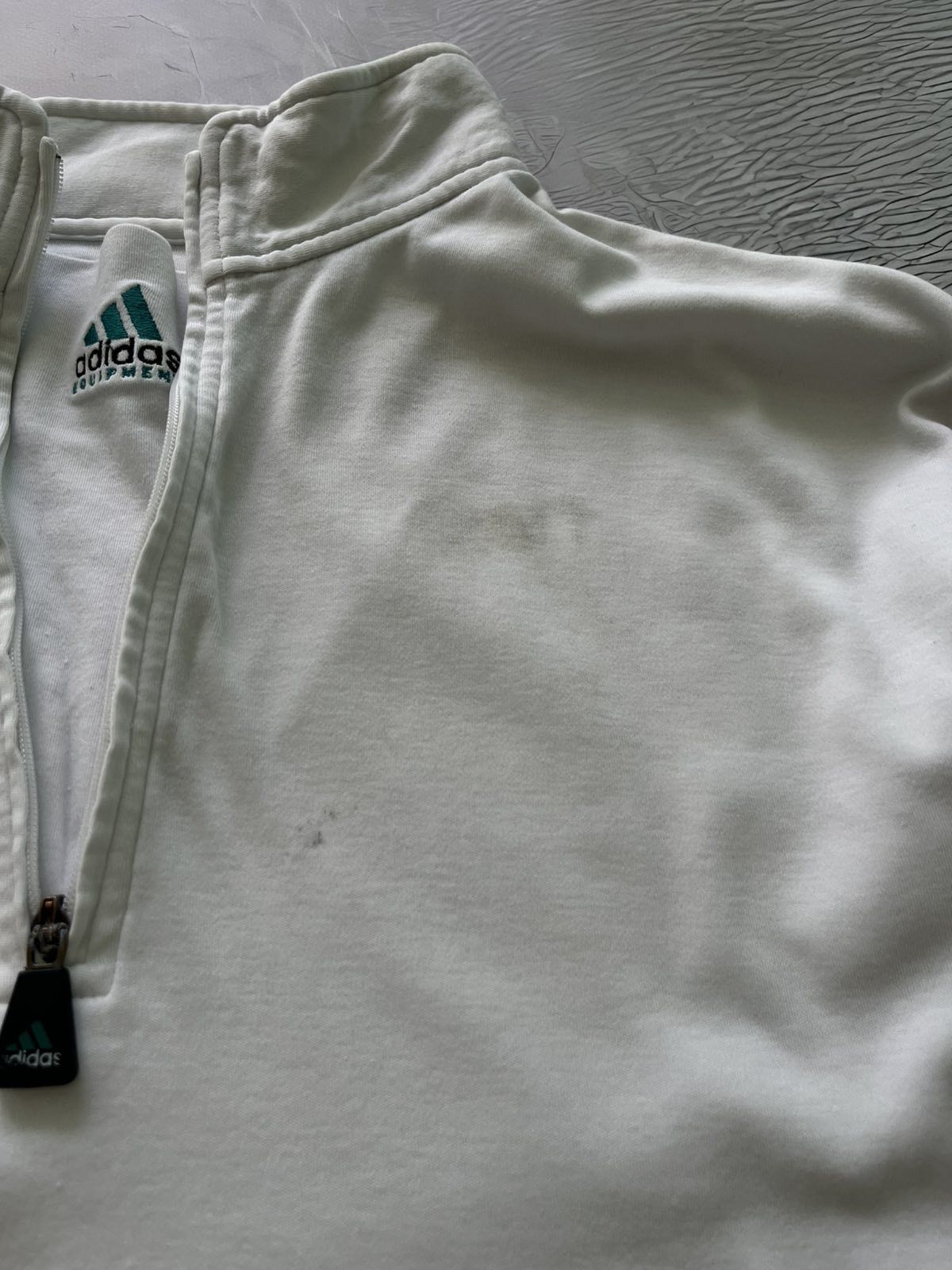 Adidas Adidas Equipment Vintage Longsleeve Zip White Size US M / EU 48-50 / 2 - 5 Thumbnail