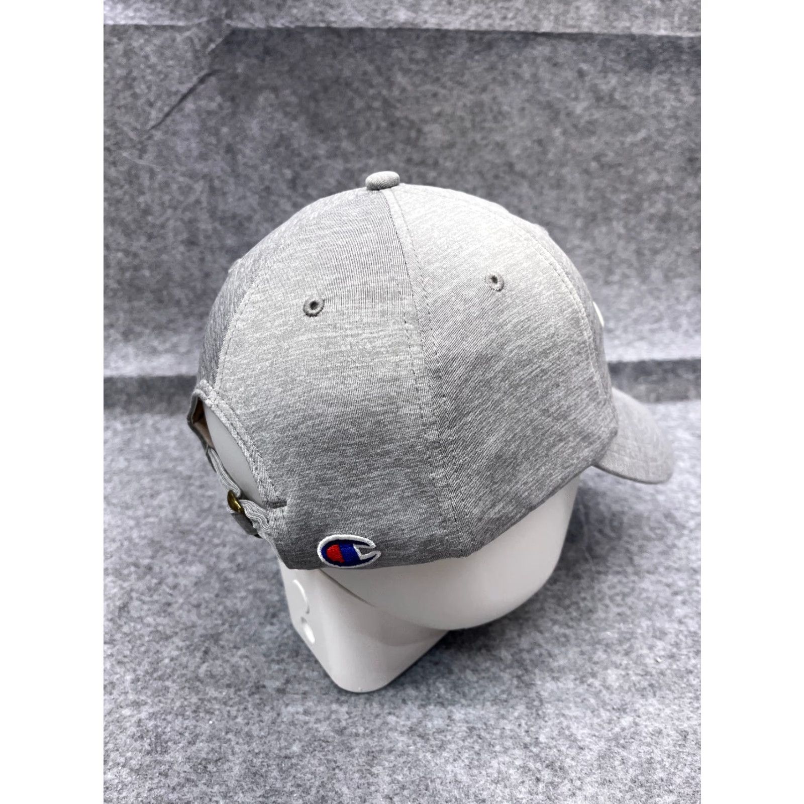 Champion Champion Hat Cap Strap Back Adult One Size Heather Gray 100% Polyester Golf Cap Adjustable Twill Logo Men Mens Size ONE SIZE - 7 Thumbnail