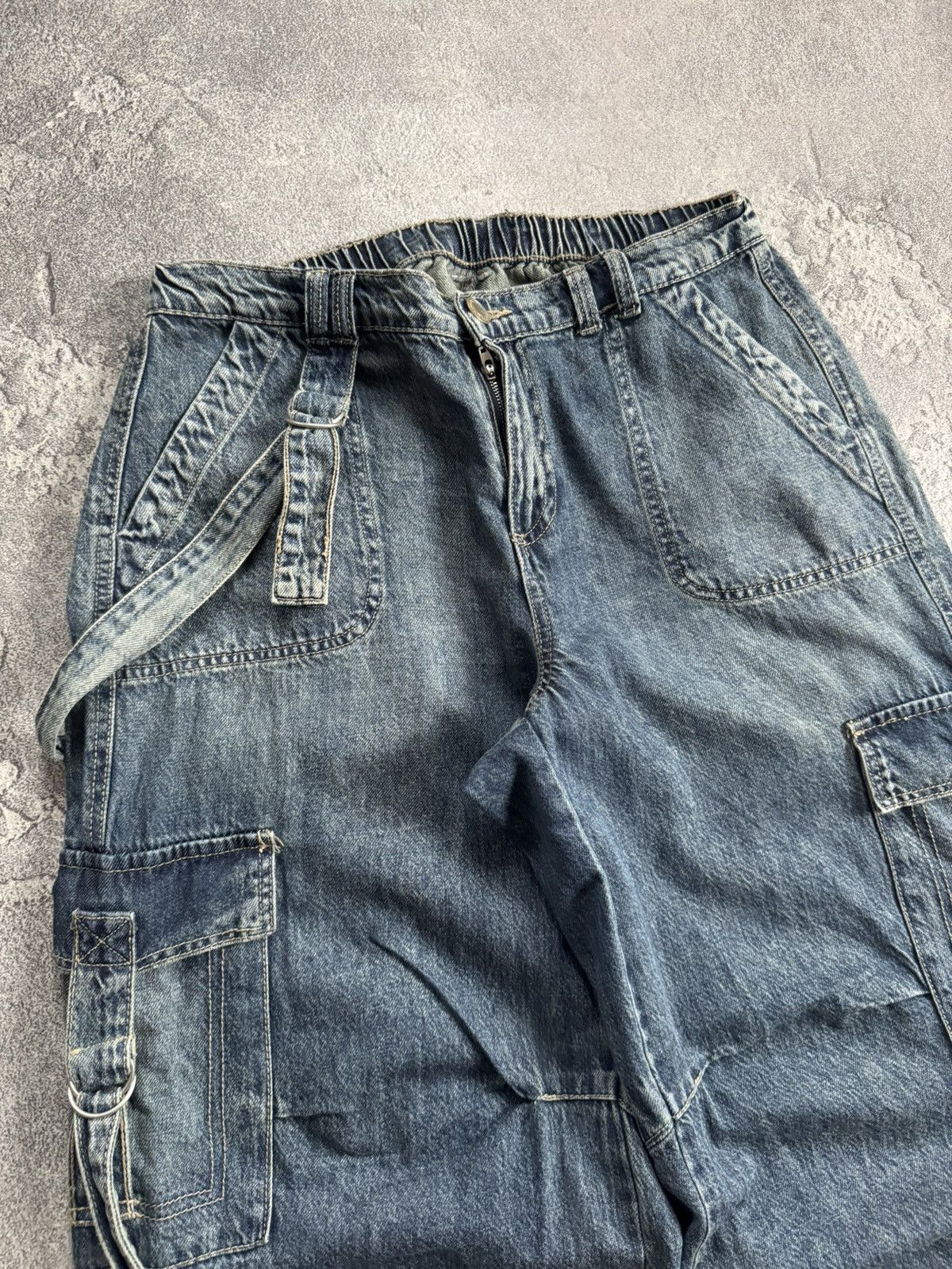 If Six Was Nine Retro 90s pants jeans baggy cargo trouser Multipocket L.G.B. Size 28" / US 6 / IT 42 - 11 Thumbnail