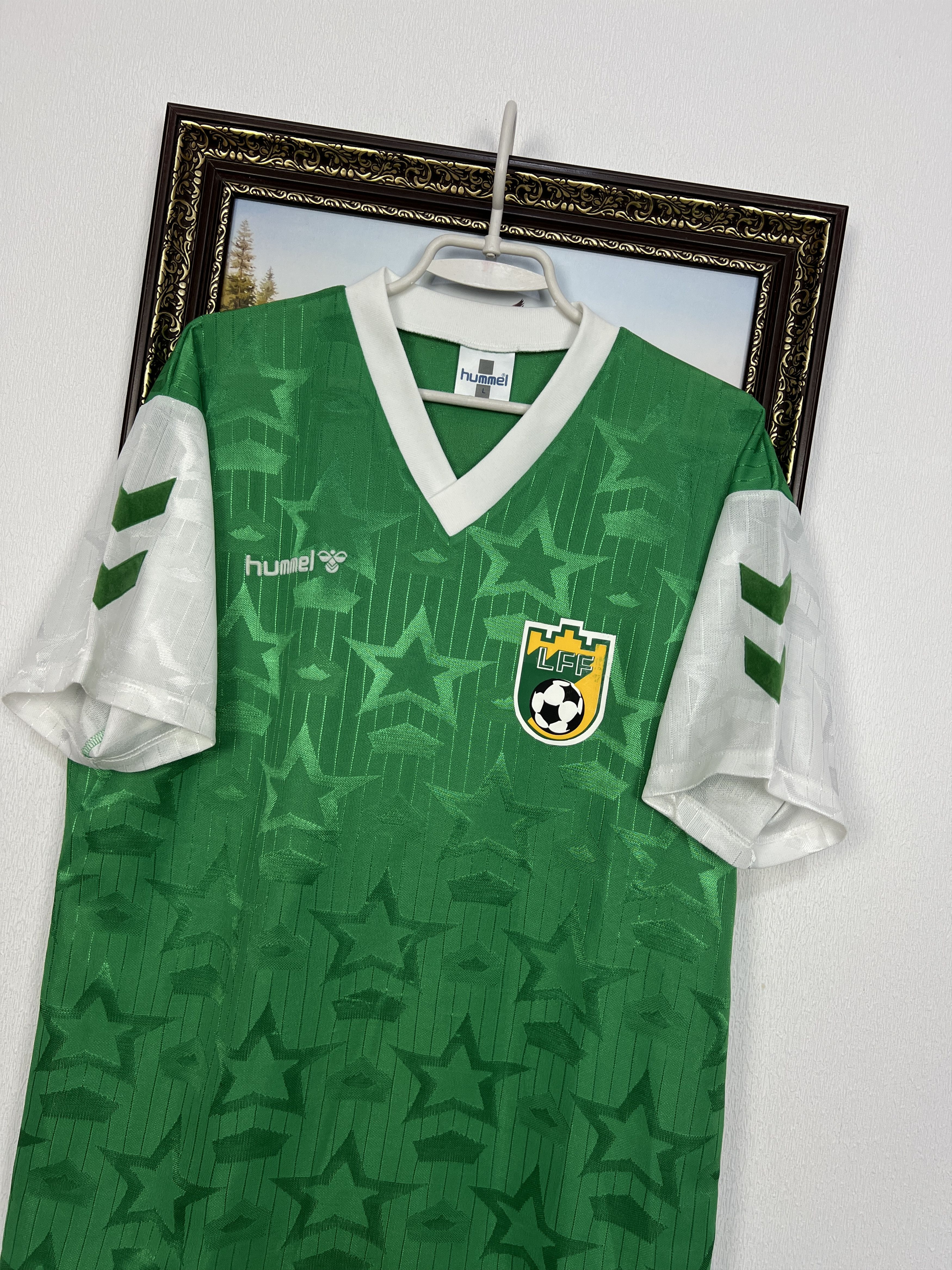 Hummel Lithuania Away football shirt 1998 Soccer Jersey National Size US L / EU 52-54 / 3 - 3 Thumbnail