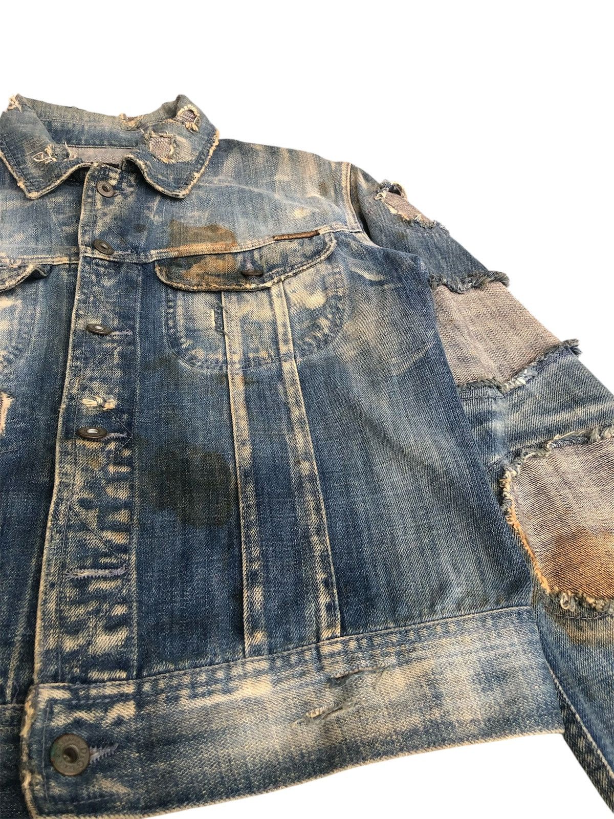 Dolce & Gabbana Dolce & Gabbana Boro Patchwork Distressed Denim Size US M / EU 48-50 / 2 - 16 Thumbnail