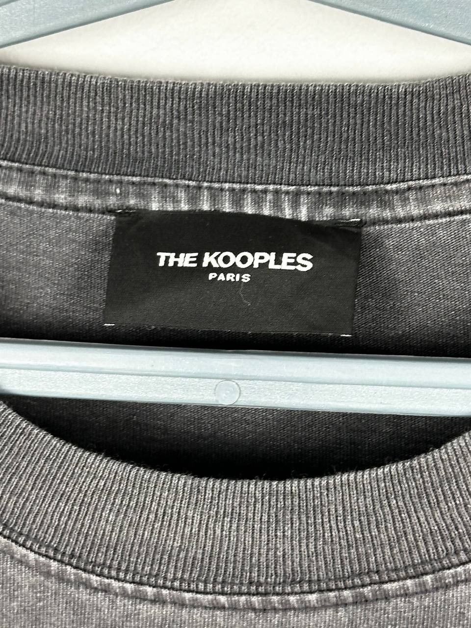 The Kooples The Kooples Paris Distressed Faded Graphic T Shirt Size US L / EU 52-54 / 3 - 9 Thumbnail