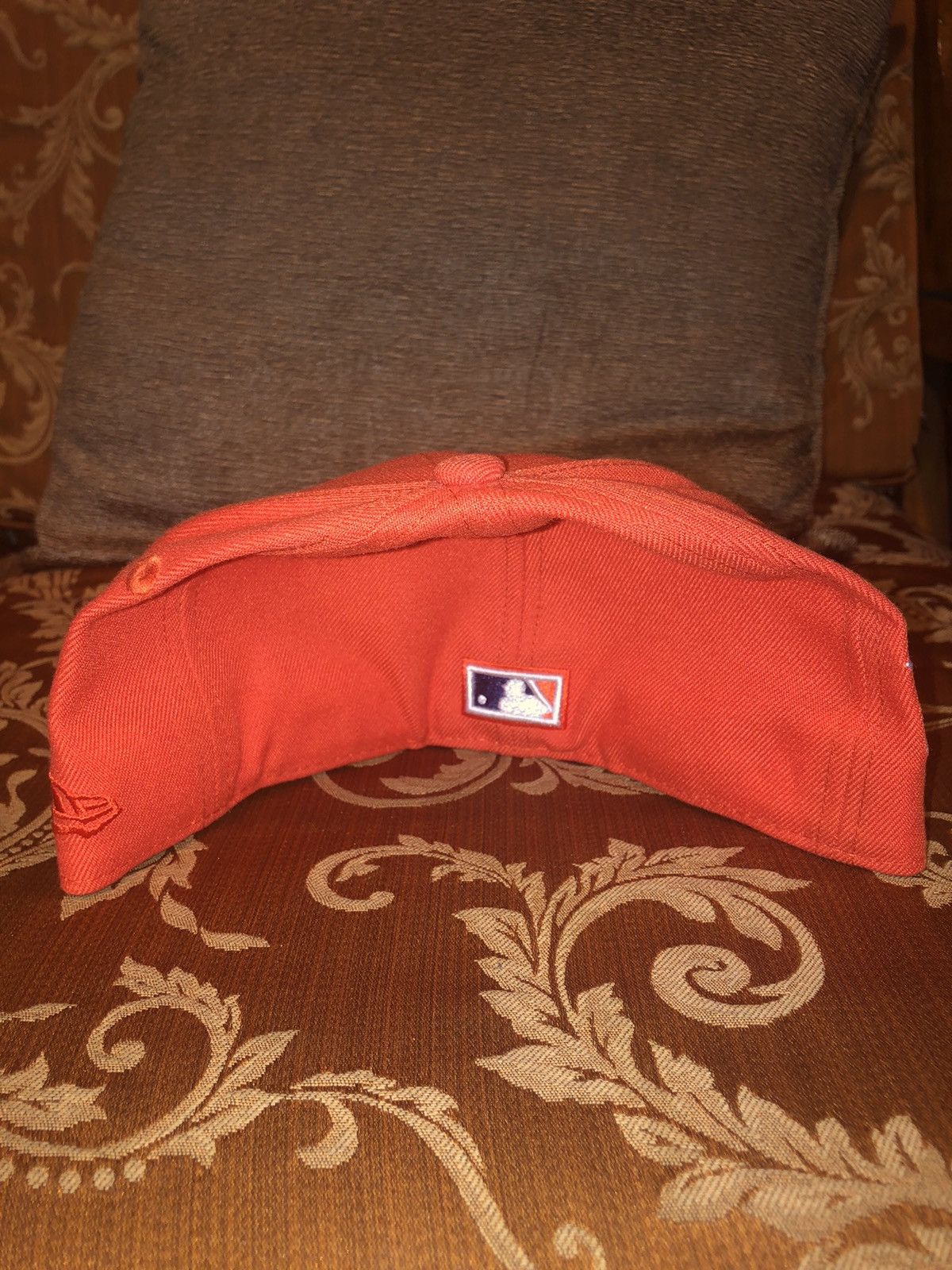 New Era New York Yankees Fitted Hat - 7 1/4 Orange Size ONE SIZE - 4 Thumbnail