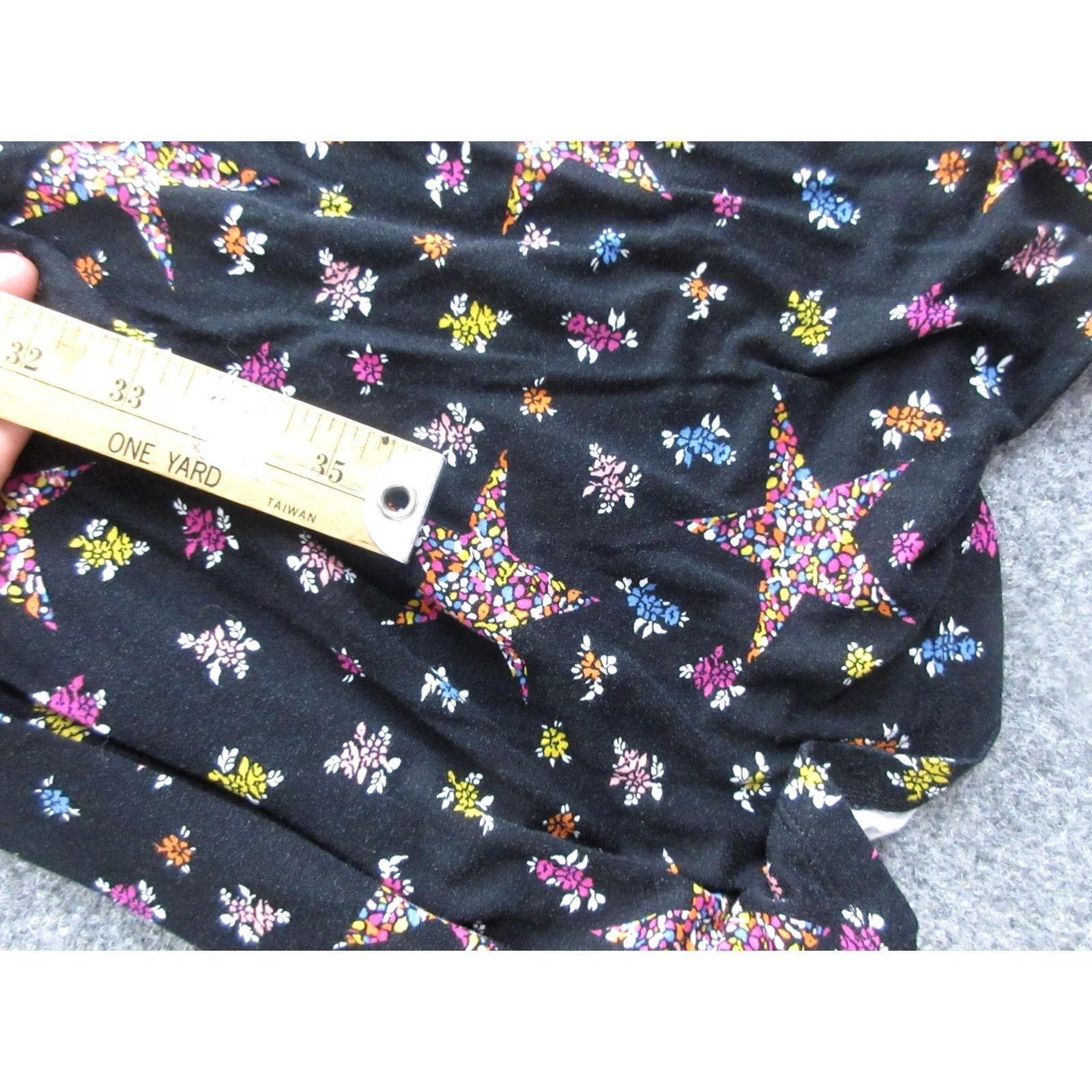 Boden Boden Dress Womens 2 Black Star Floral Maxi Long Sleeve Wrap Fit Flare Celestial Dress Size XS / US 0-2 / IT 36-38 - 3 Thumbnail