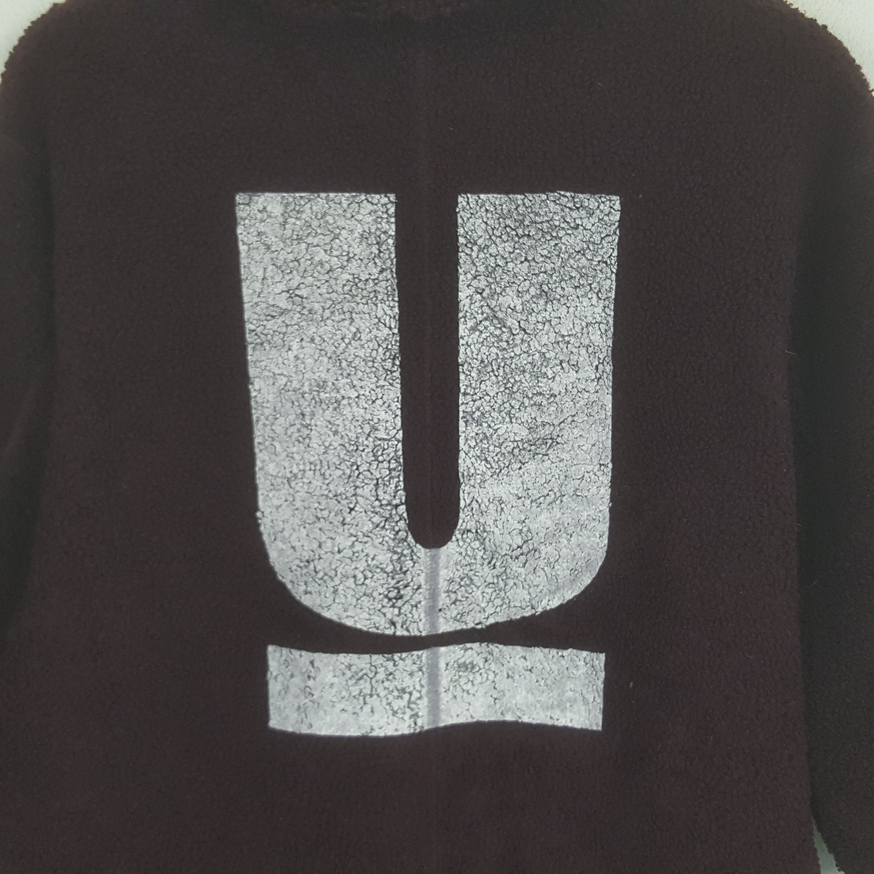 Gu x Undercover Custom Big U Art Fleece Jacket Hoodies