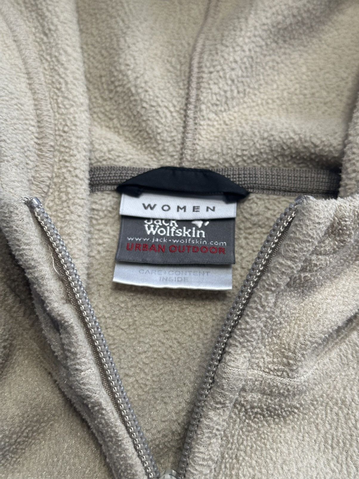 Jack Wolfskin × Vintage 🐀 Jack Wolfskin Vintage Zip Fleece Hoodie Size XL / US 12-14 / IT 48-50 - 7 Thumbnail