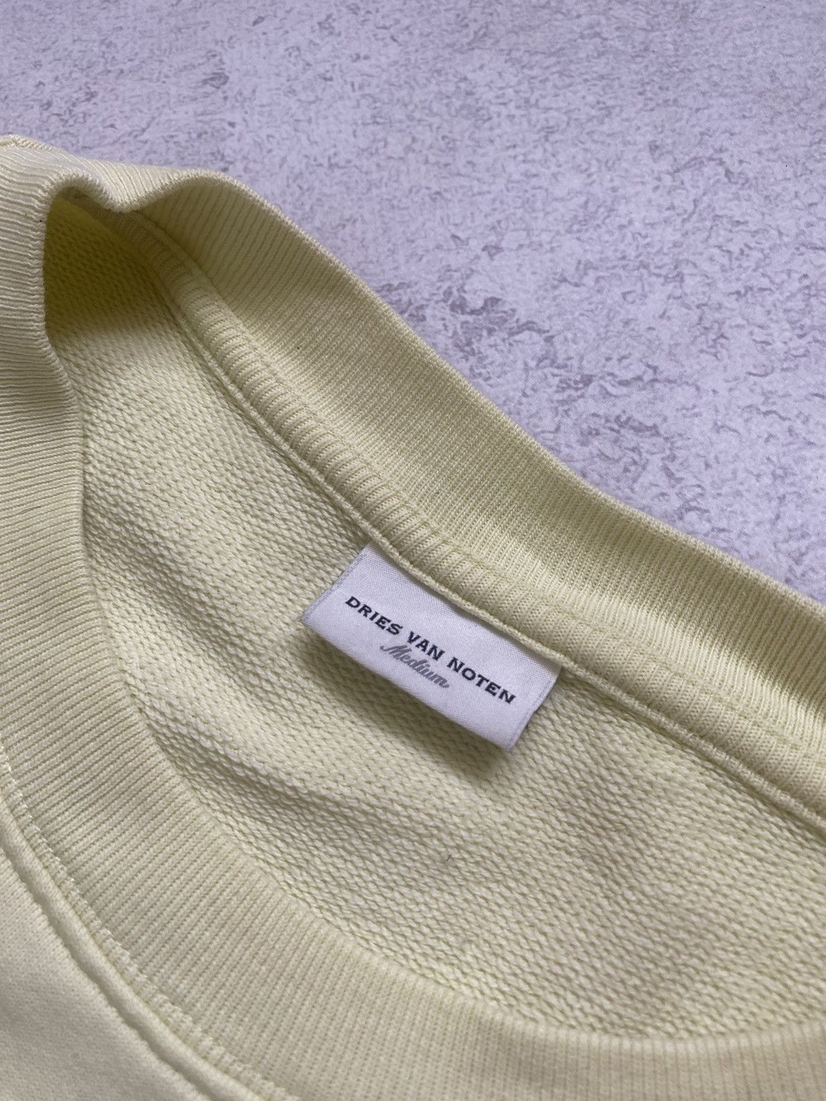 Dries Van Noten Dries Van Noten Womens Yellow Oversized Sweatshirt Size M Size M / US 6-8 / IT 42-44 - 11 Thumbnail